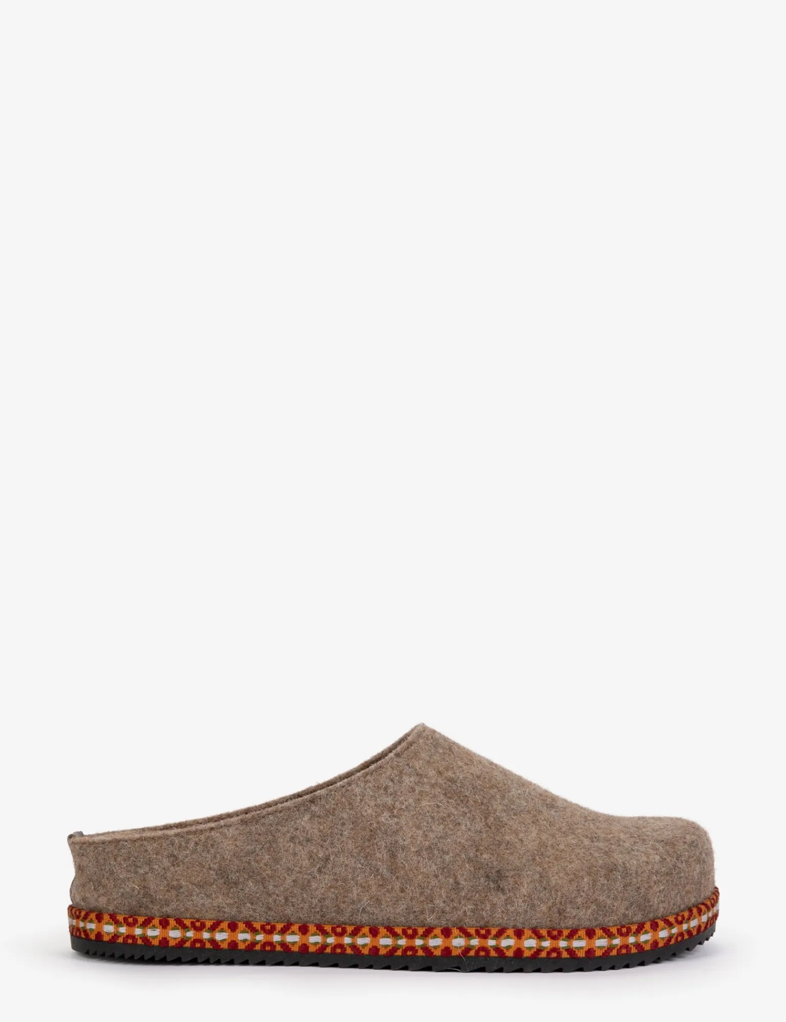 Penelope Chilvers Sami Felt Slipper Taupe New