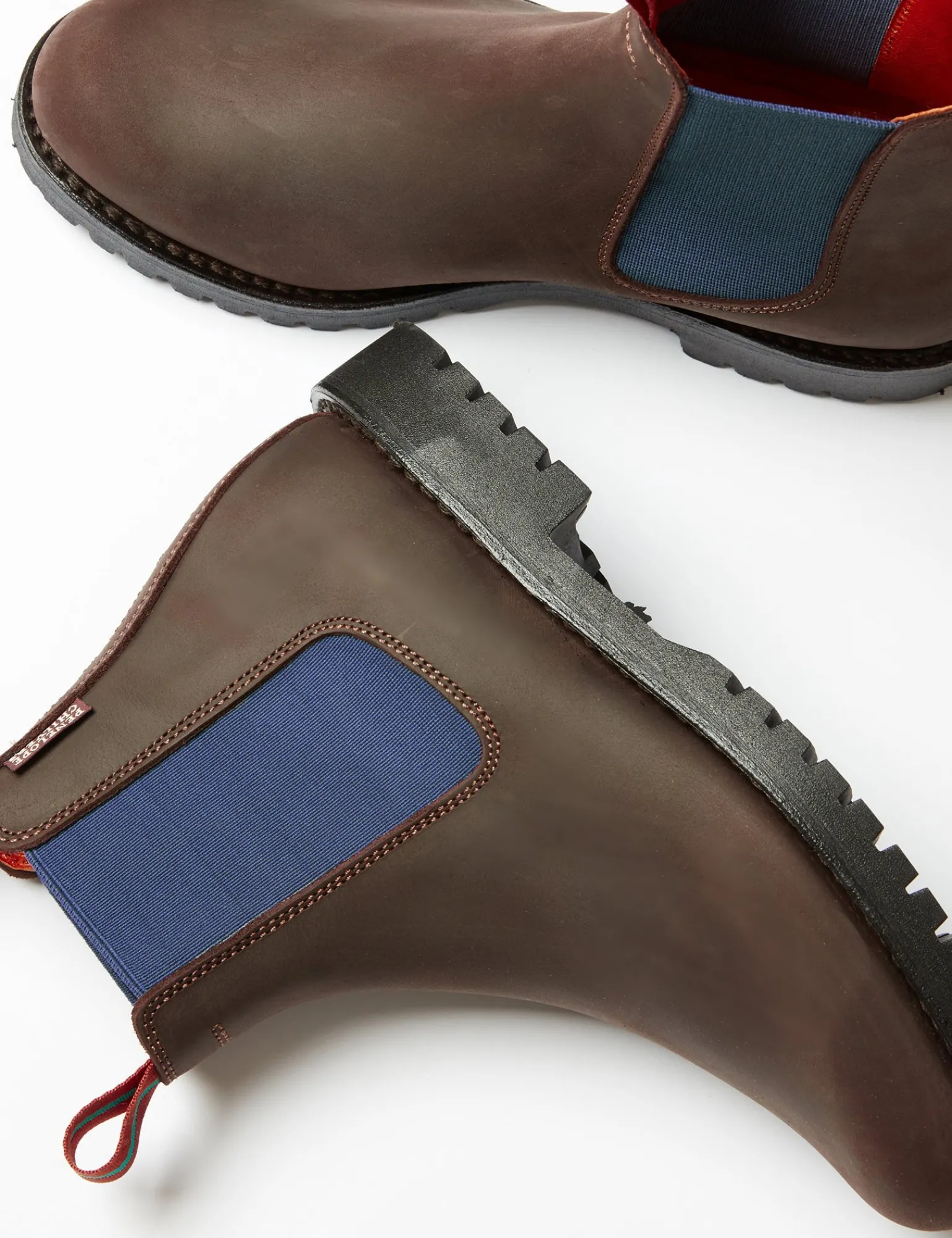 Penelope Chilvers Nelson Leather Boot Brown/Blue Sale