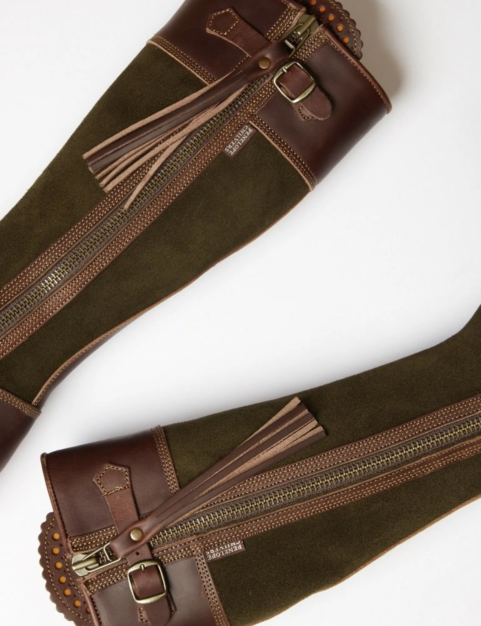 Penelope Chilvers Inclement Long Tassel Boot Seaweed/Conker Sale