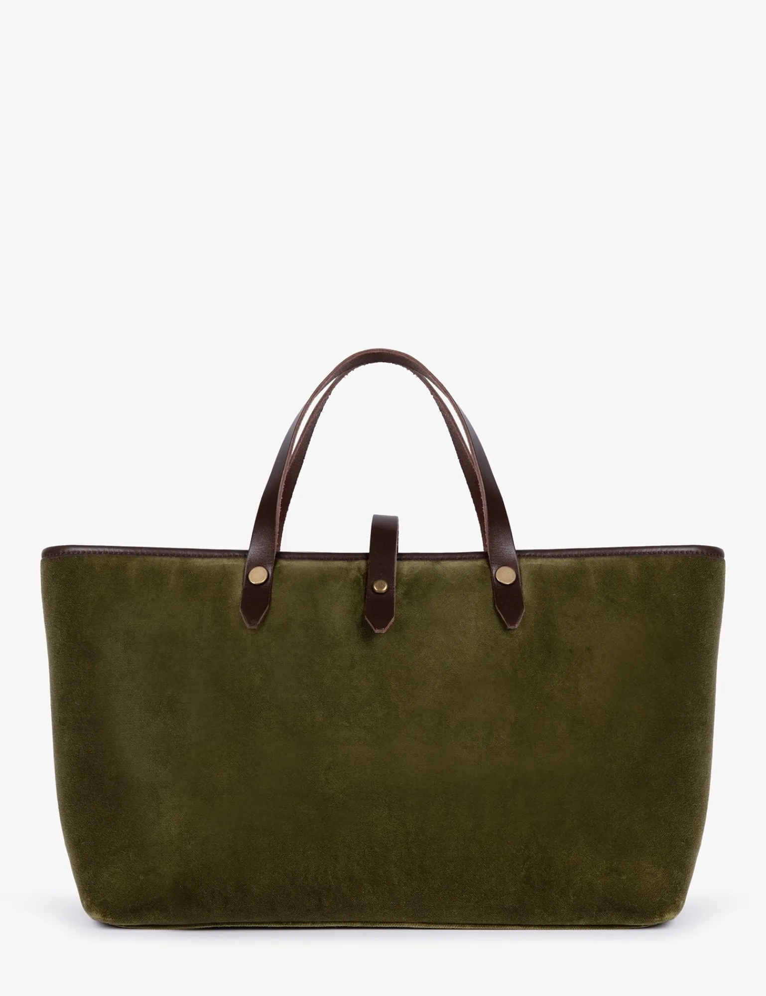Penelope Chilvers Mini Velvet Tote Khaki Sale