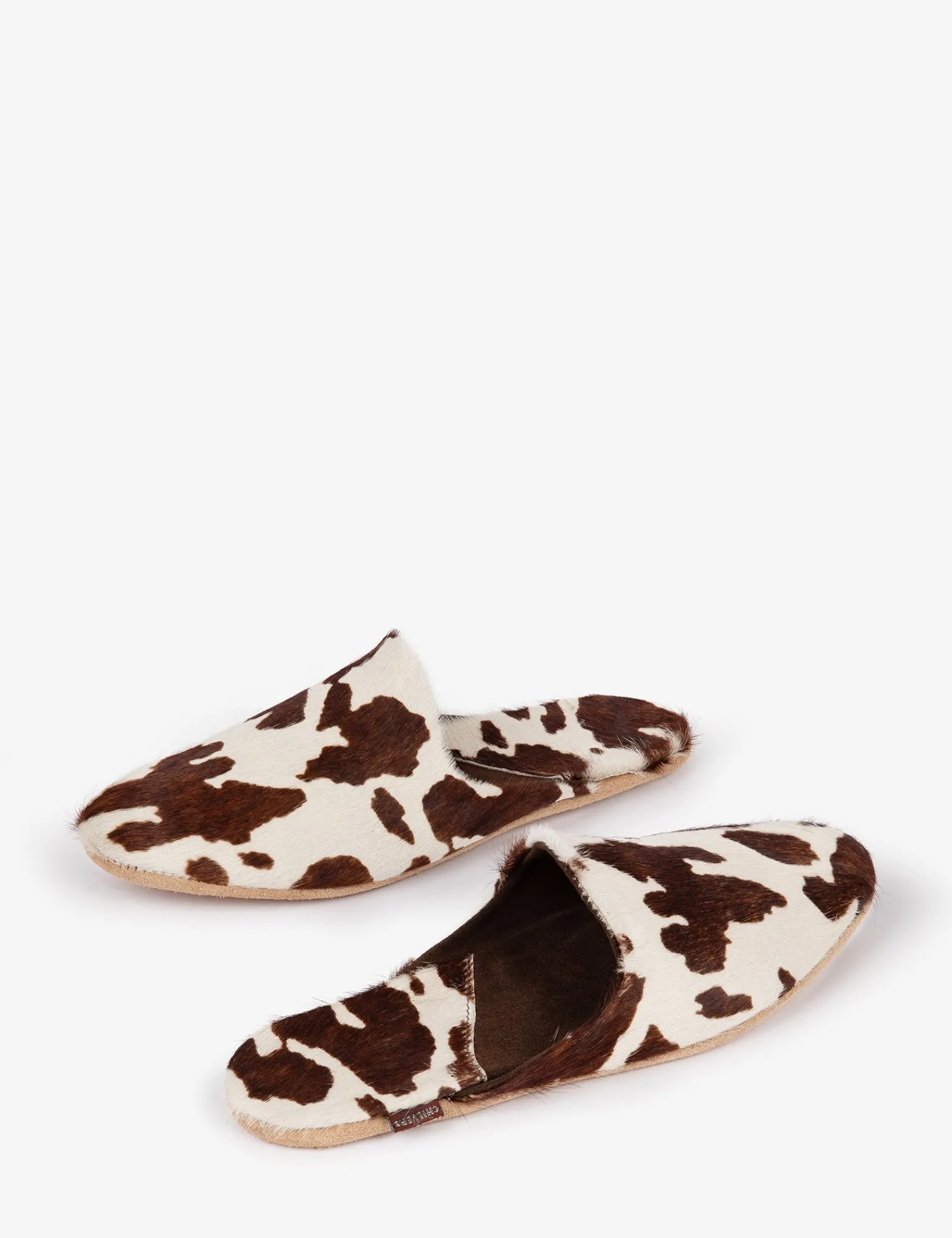 Penelope Chilvers Pony Mule Slipper Brown/White Hot
