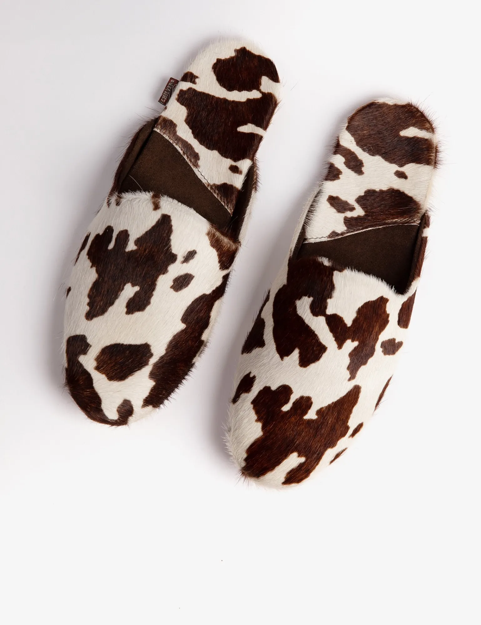 Penelope Chilvers Pony Mule Slipper Brown/White Hot