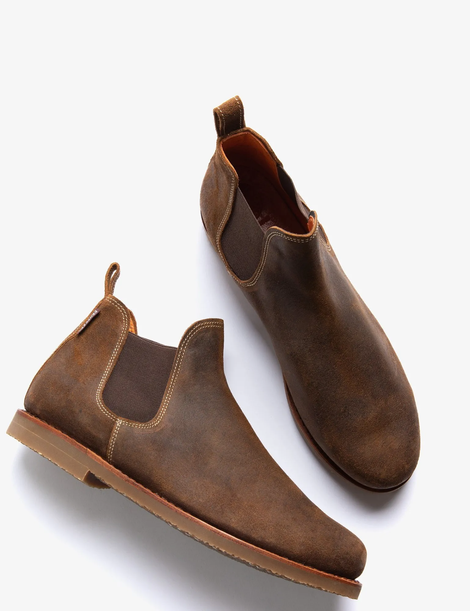 Penelope Chilvers Safari Oiled Suede Boot Tan Fashion