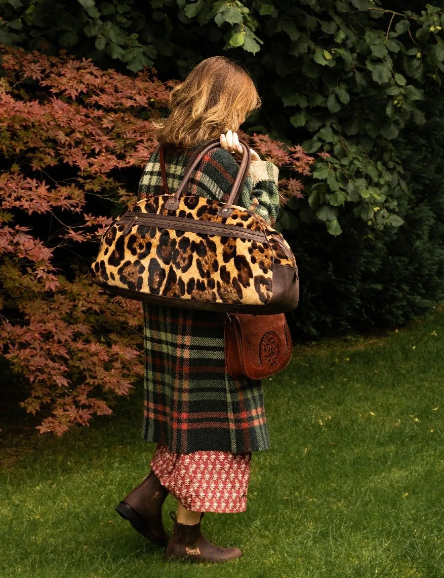 Penelope Chilvers Weekender Tortoiseshell Pony Bag Brown Online