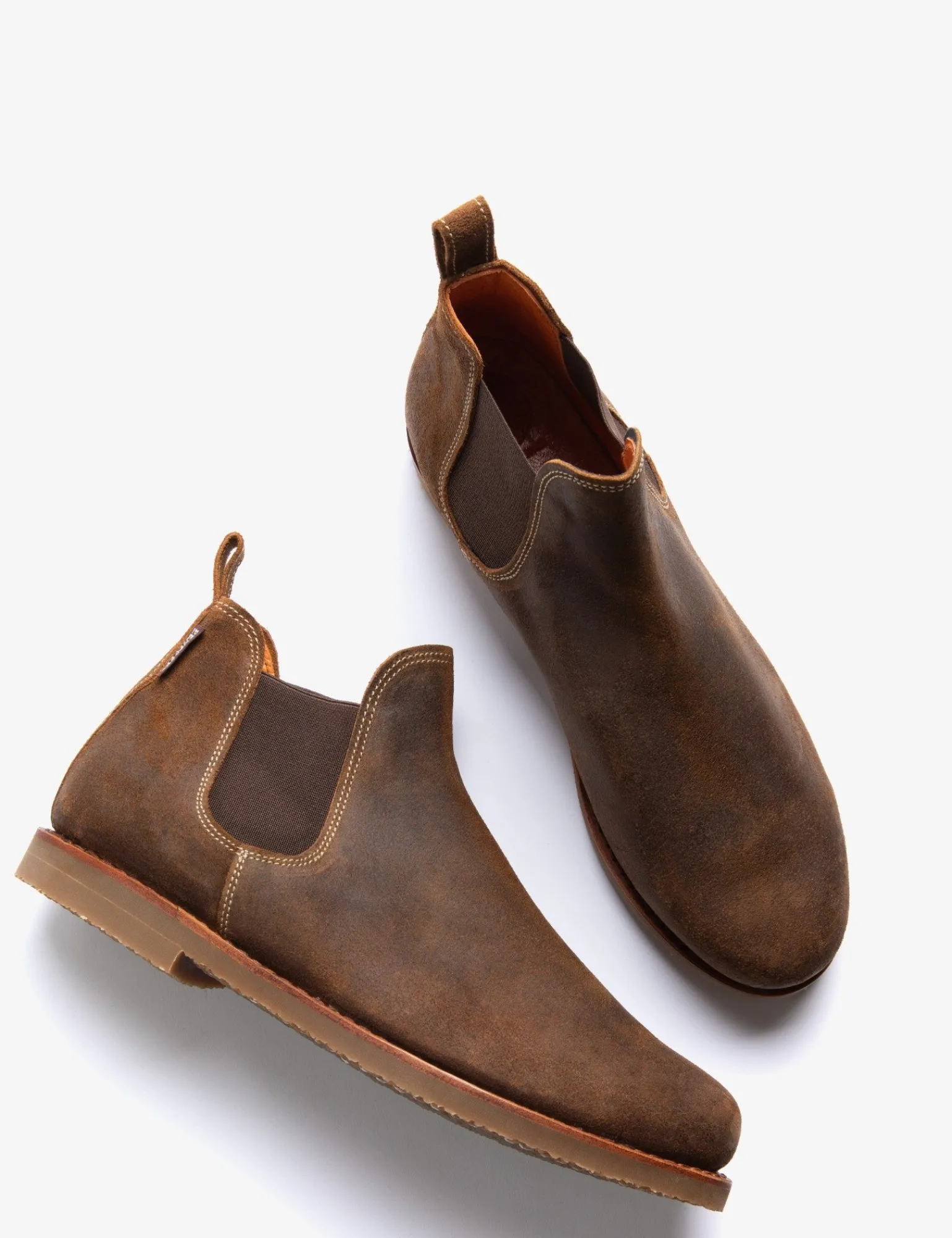 Penelope Chilvers Mens Safari Oiled Suede Boot Tan Fashion