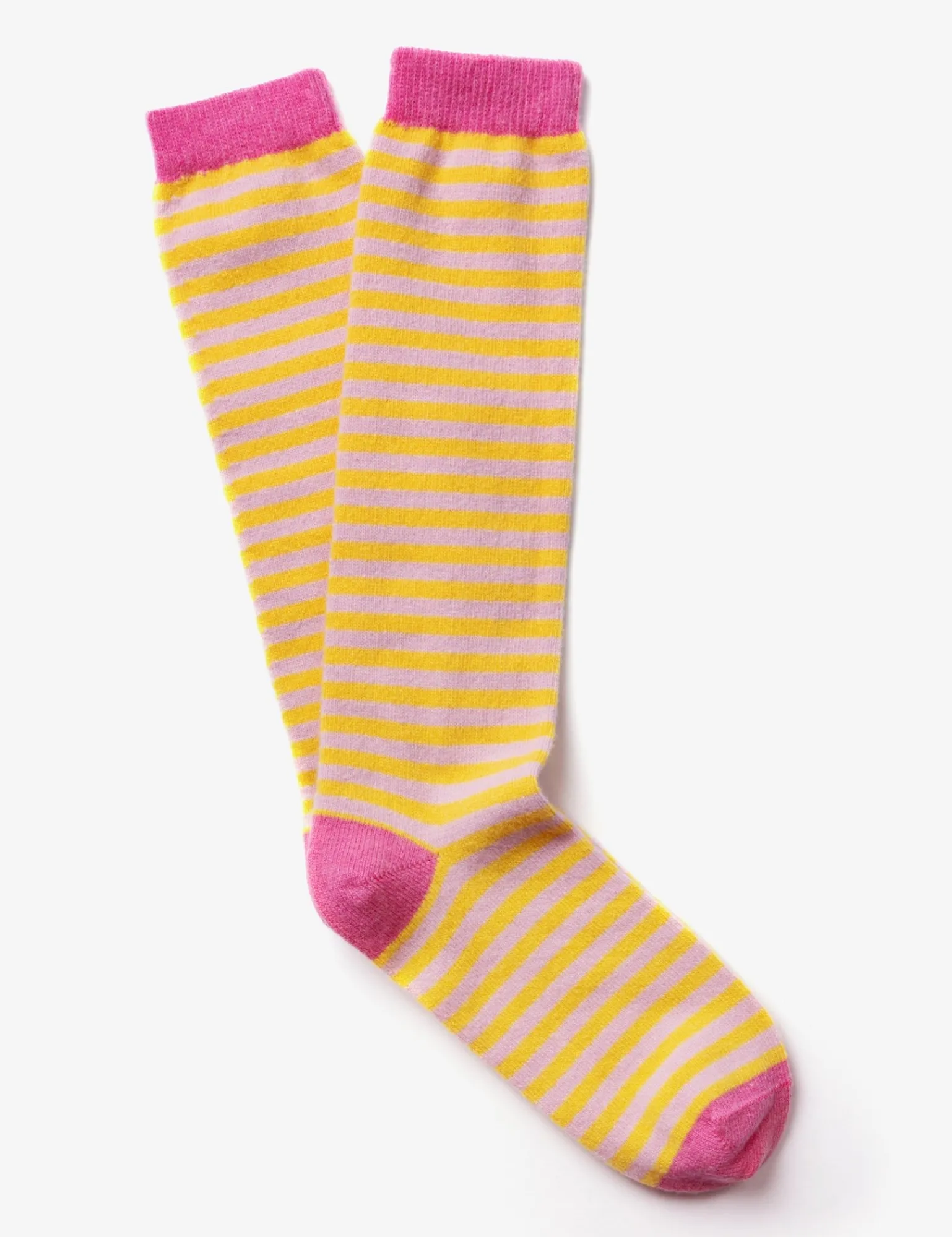 Penelope Chilvers Long Lambswool Candy Stripe Sock PinkSherbet Online