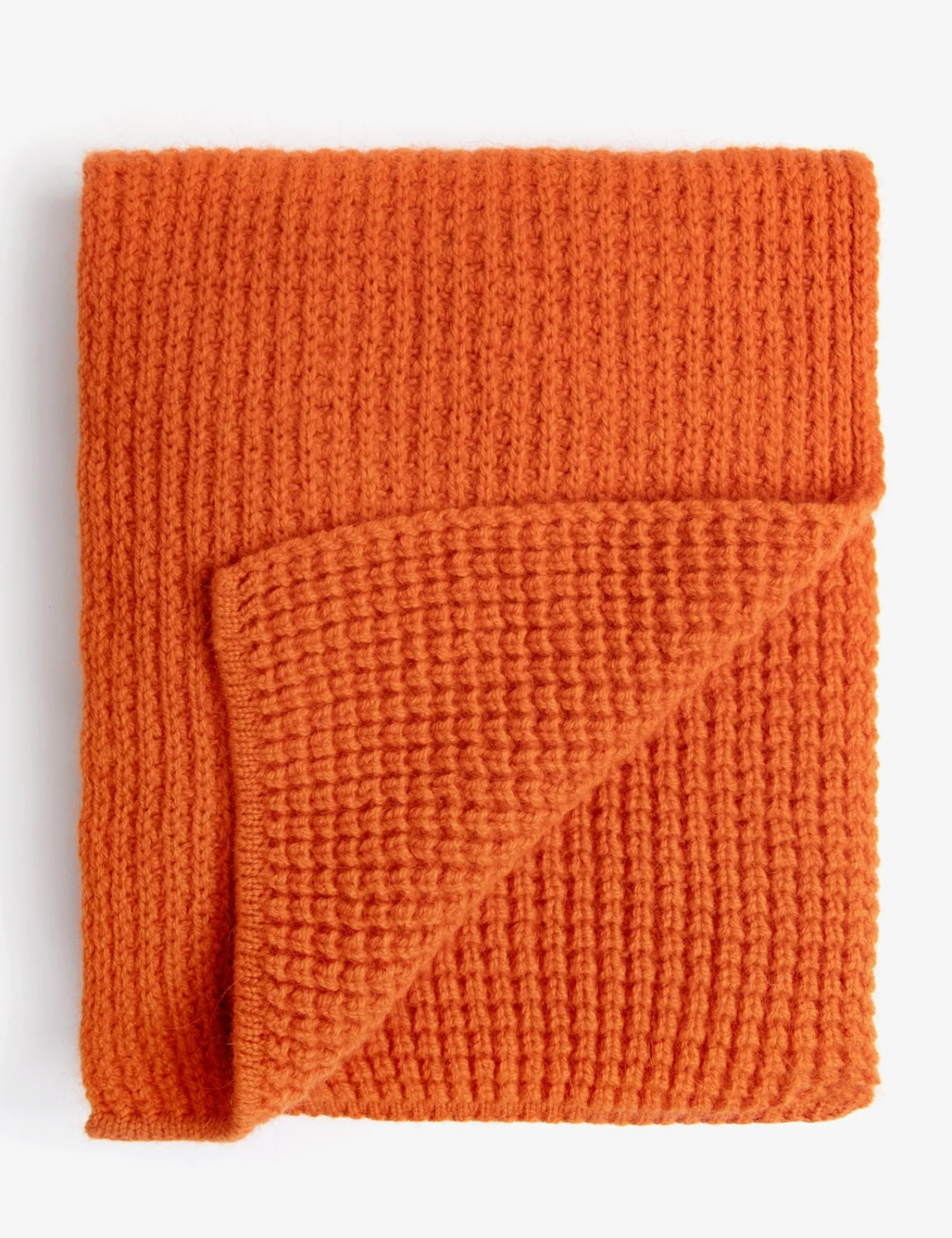 Penelope Chilvers Hadrian Lambswool Scarf Orange Best