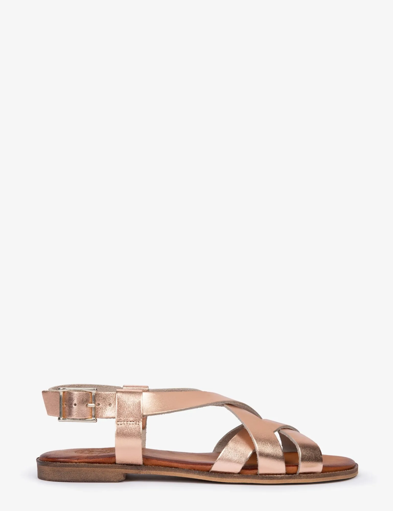Penelope Chilvers Buttercup Leather Sandal RoseGold Outlet
