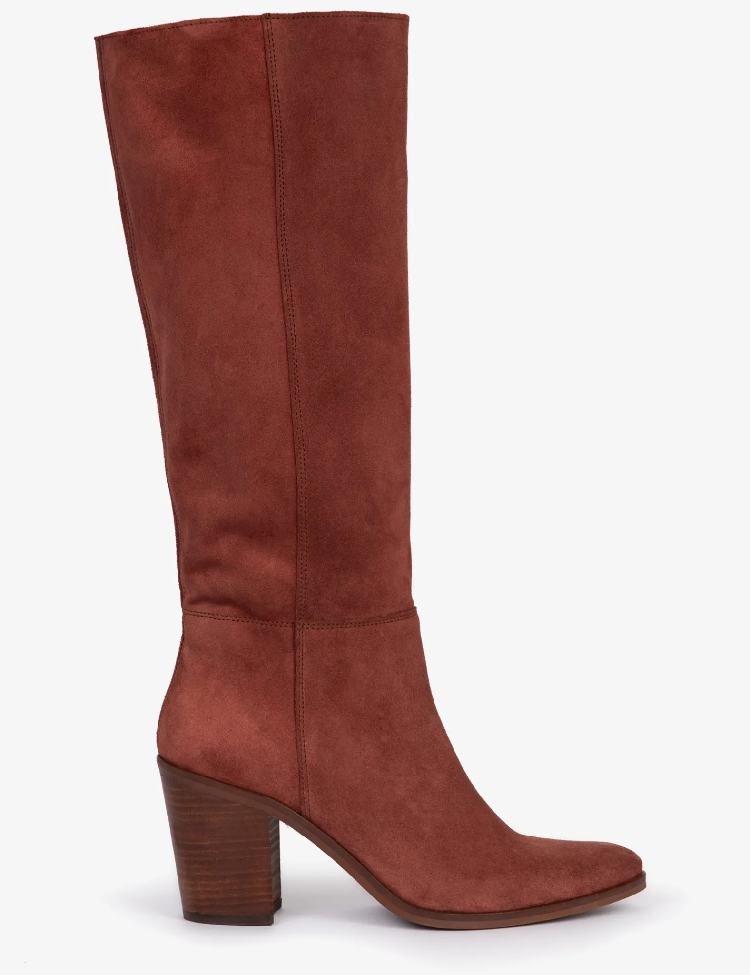 Penelope Chilvers Navette Slouch Suede Boot Russet Fashion