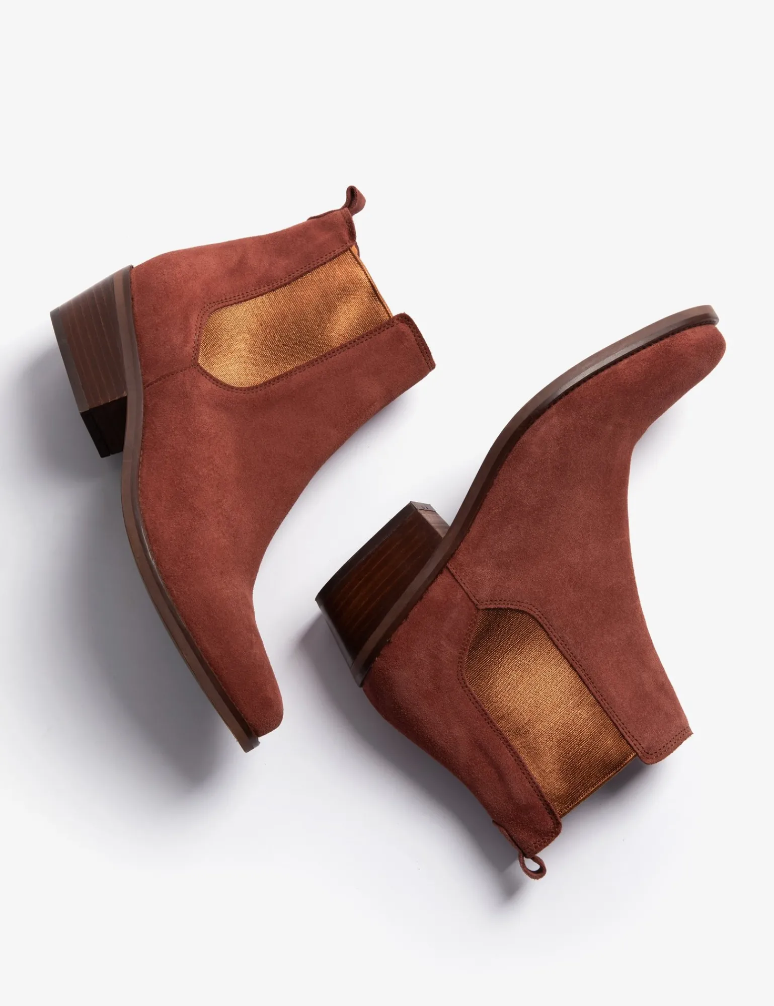 Penelope Chilvers Rove Suede Boot Russet Fashion