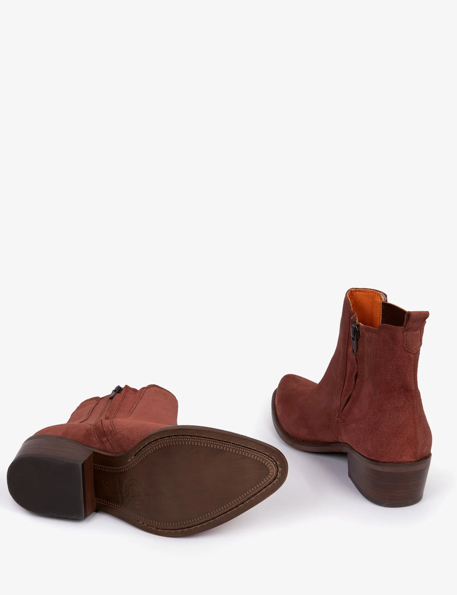 Penelope Chilvers Rove Suede Boot Russet Fashion