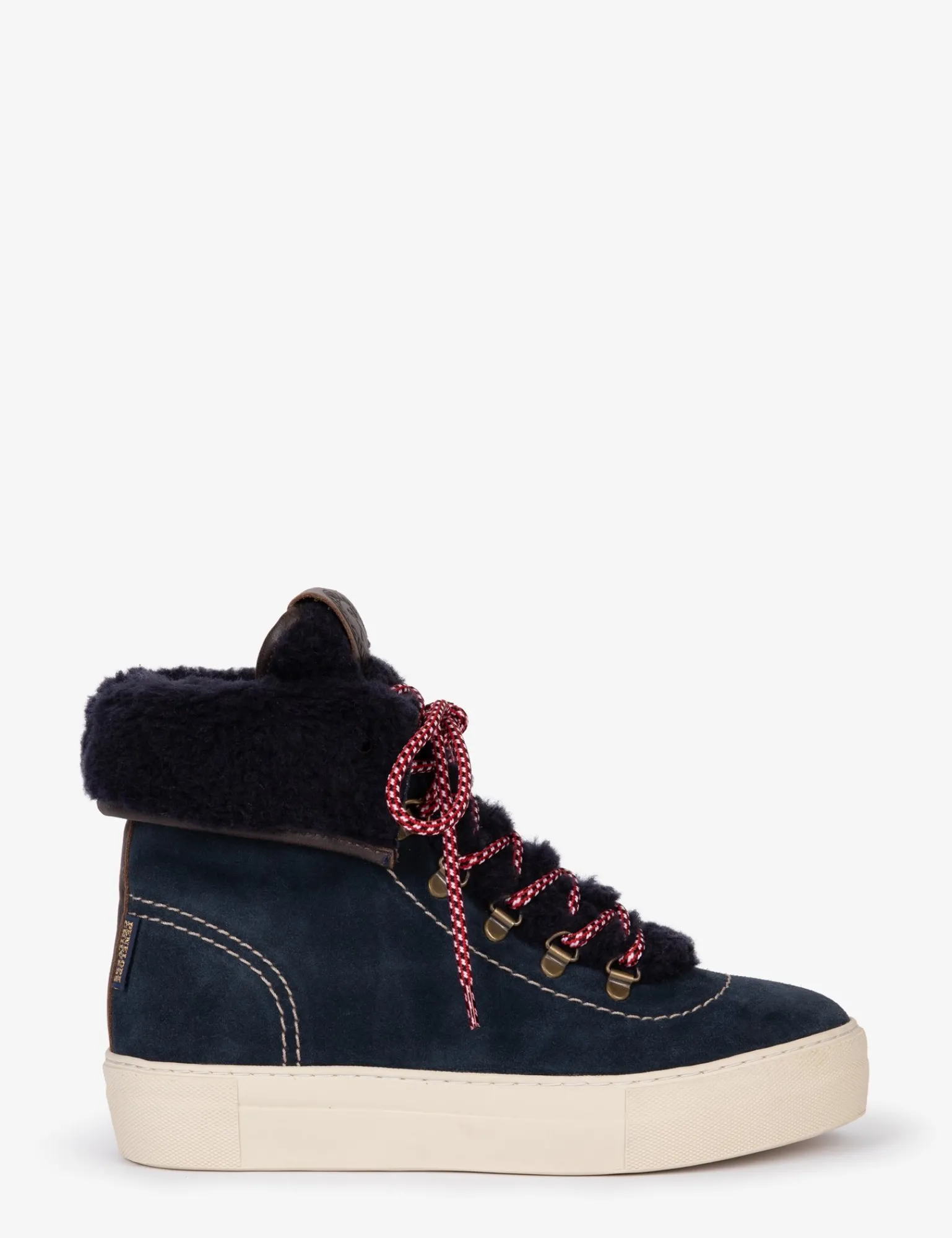 Penelope Chilvers Phoenix Wool-Lined Suede Boot Slate Outlet
