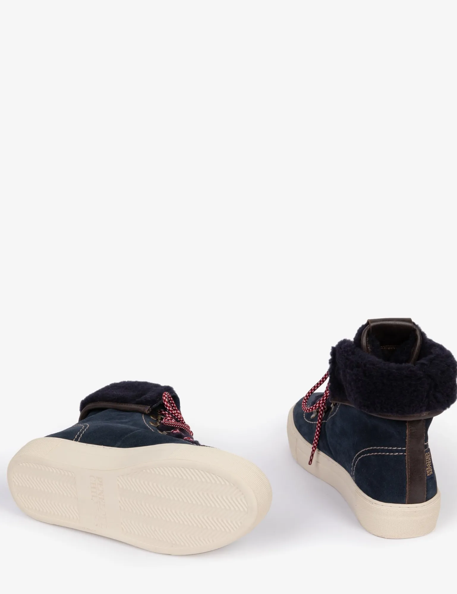 Penelope Chilvers Phoenix Wool-Lined Suede Boot Slate Outlet