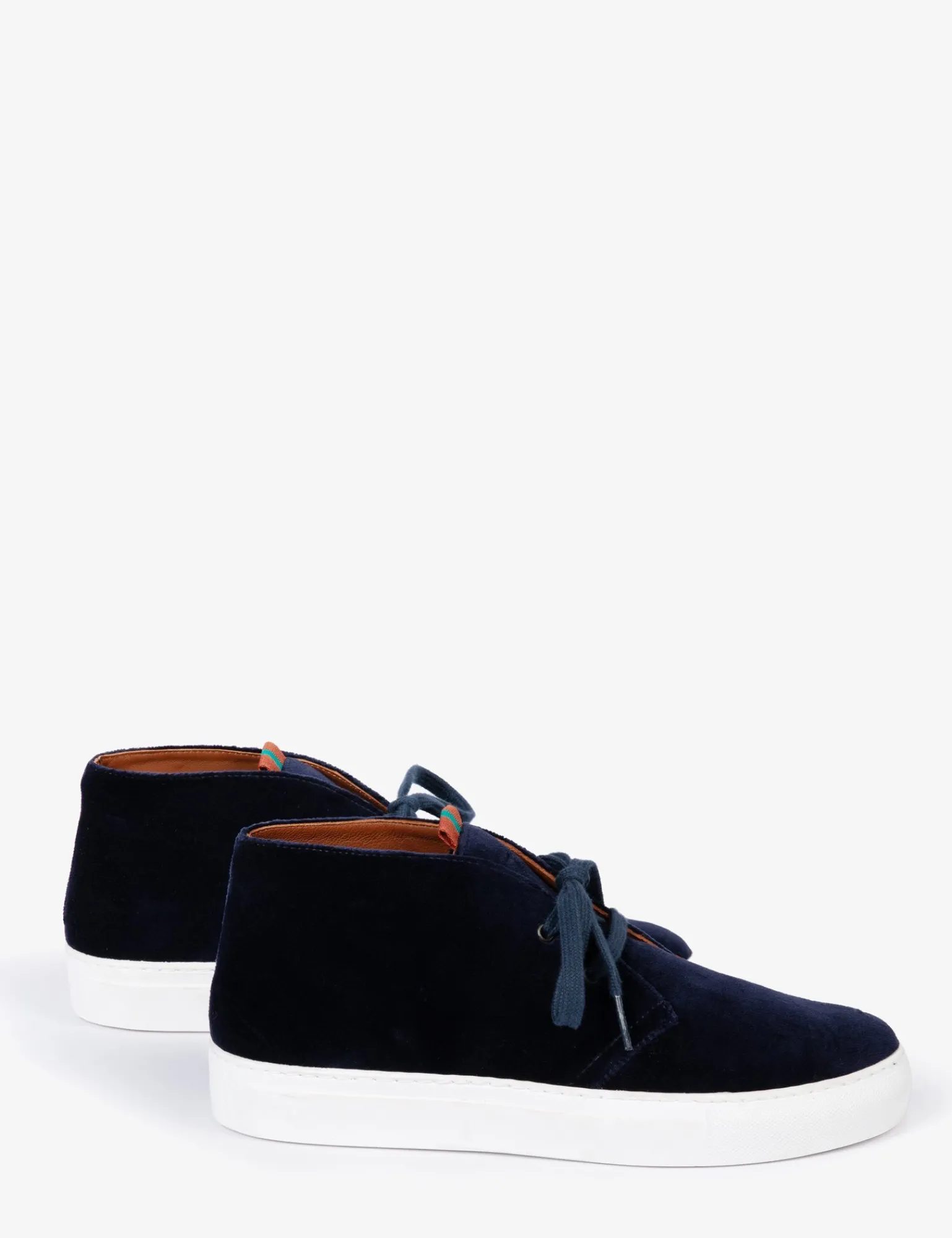 Penelope Chilvers Jungle Velvet Trainer Navy Clearance