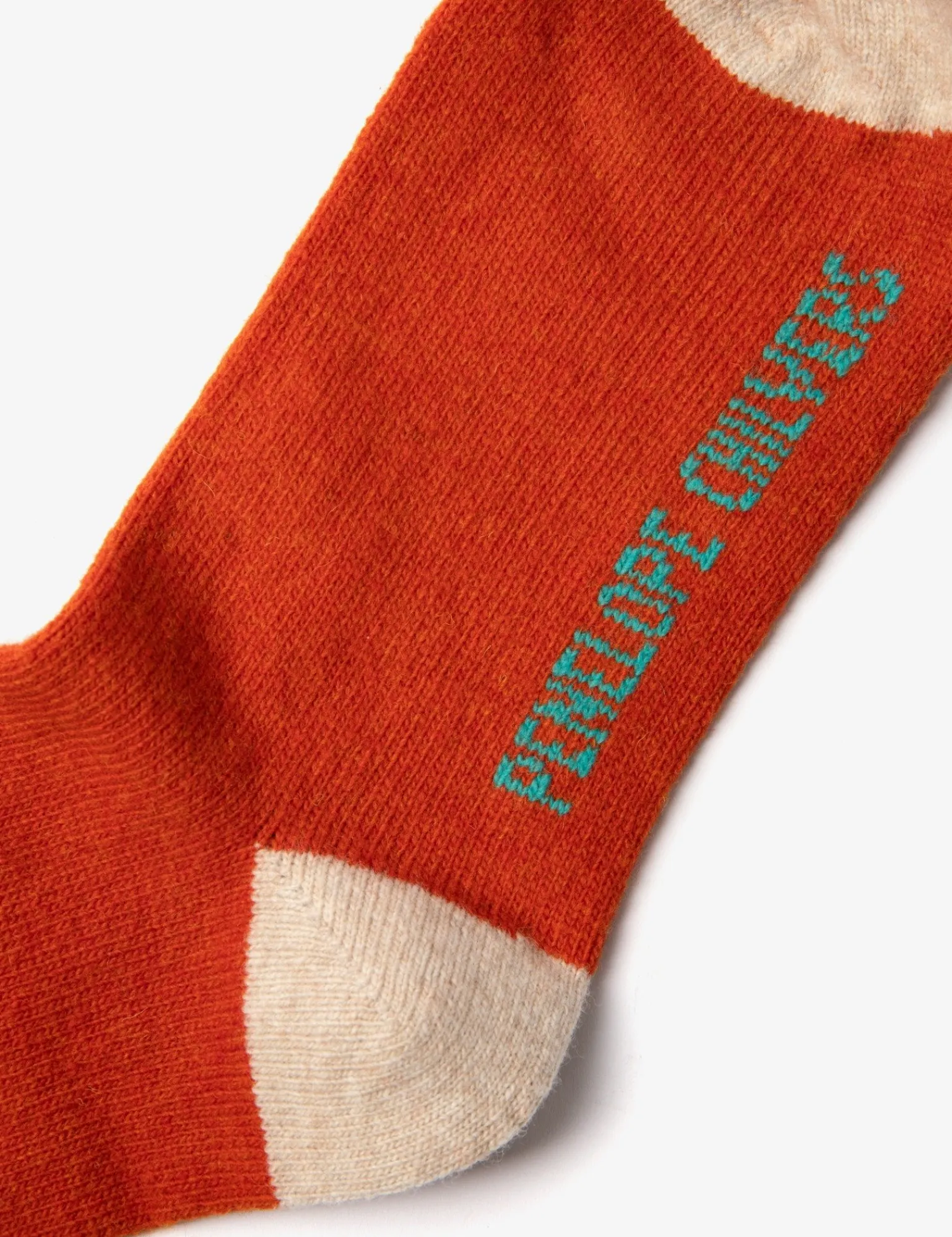 Penelope Chilvers Wool Socks Orange New