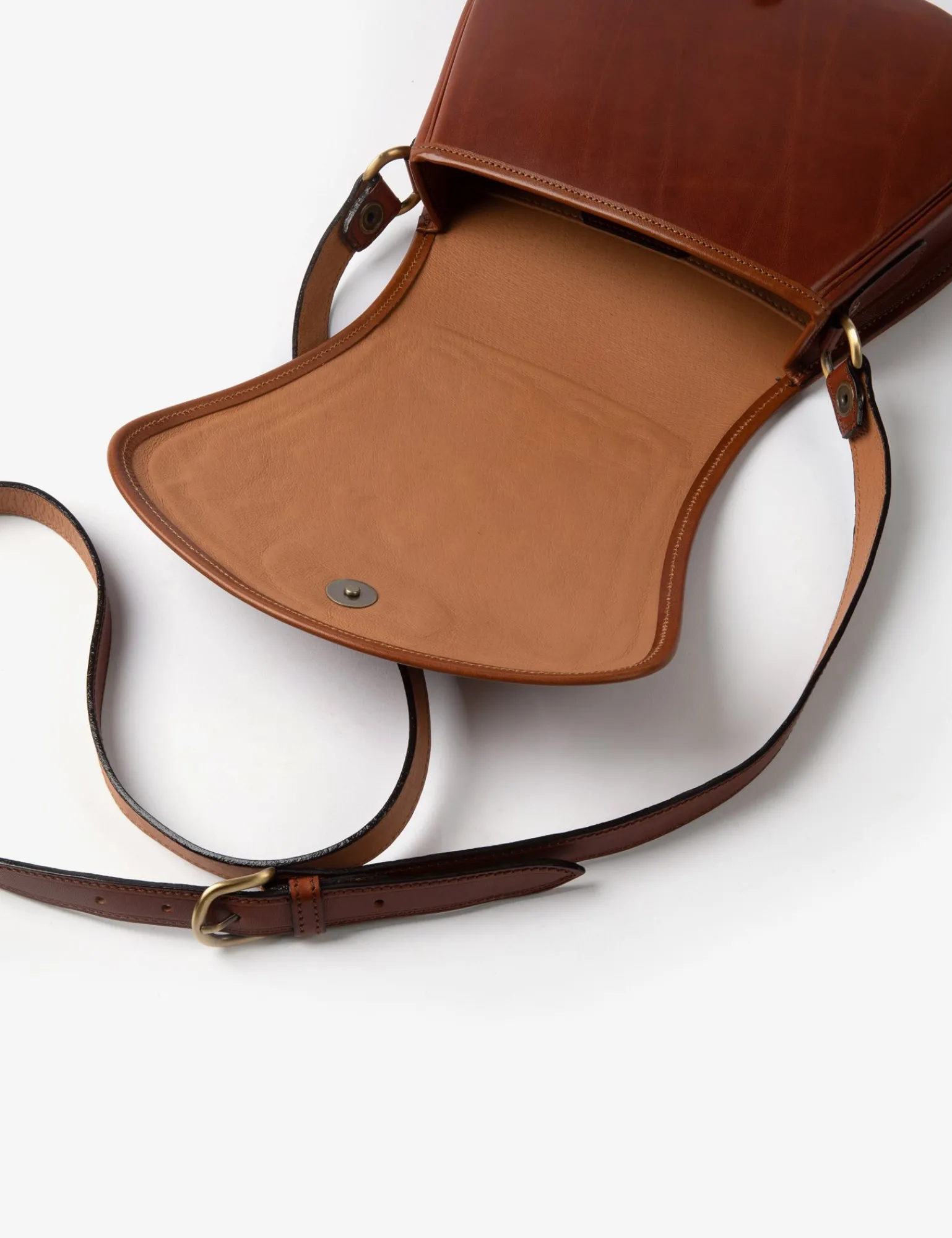 Penelope Chilvers Romero Leather Bag Tan/Gold Fashion