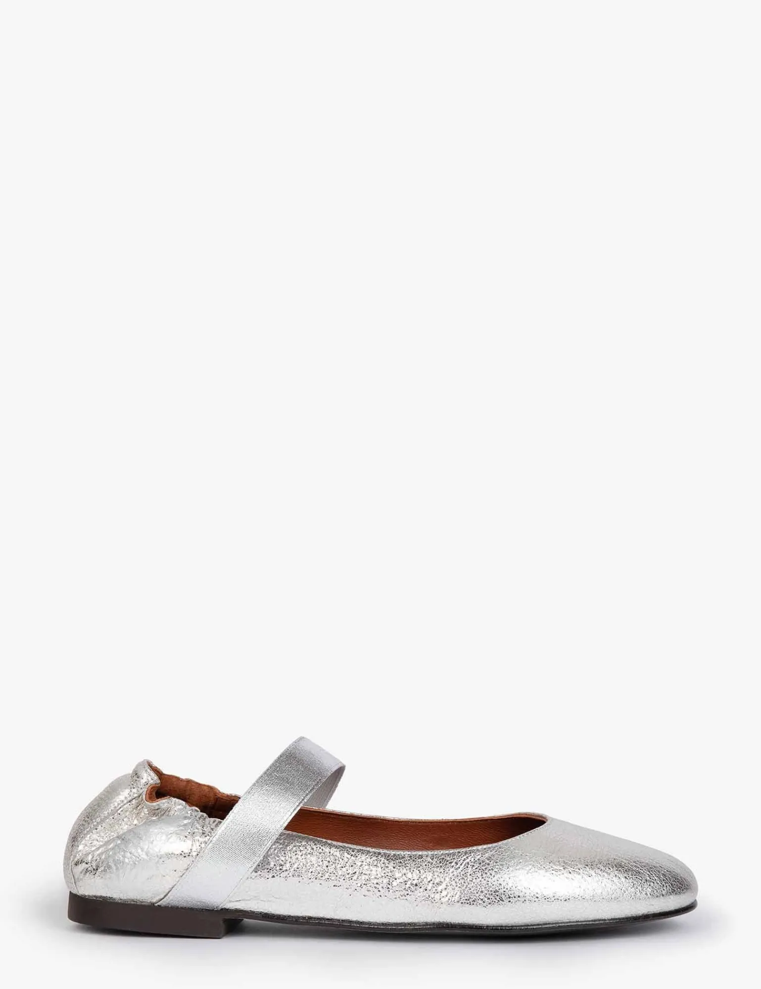 Penelope Chilvers Rock And Roll Leather Shoe Silver Hot