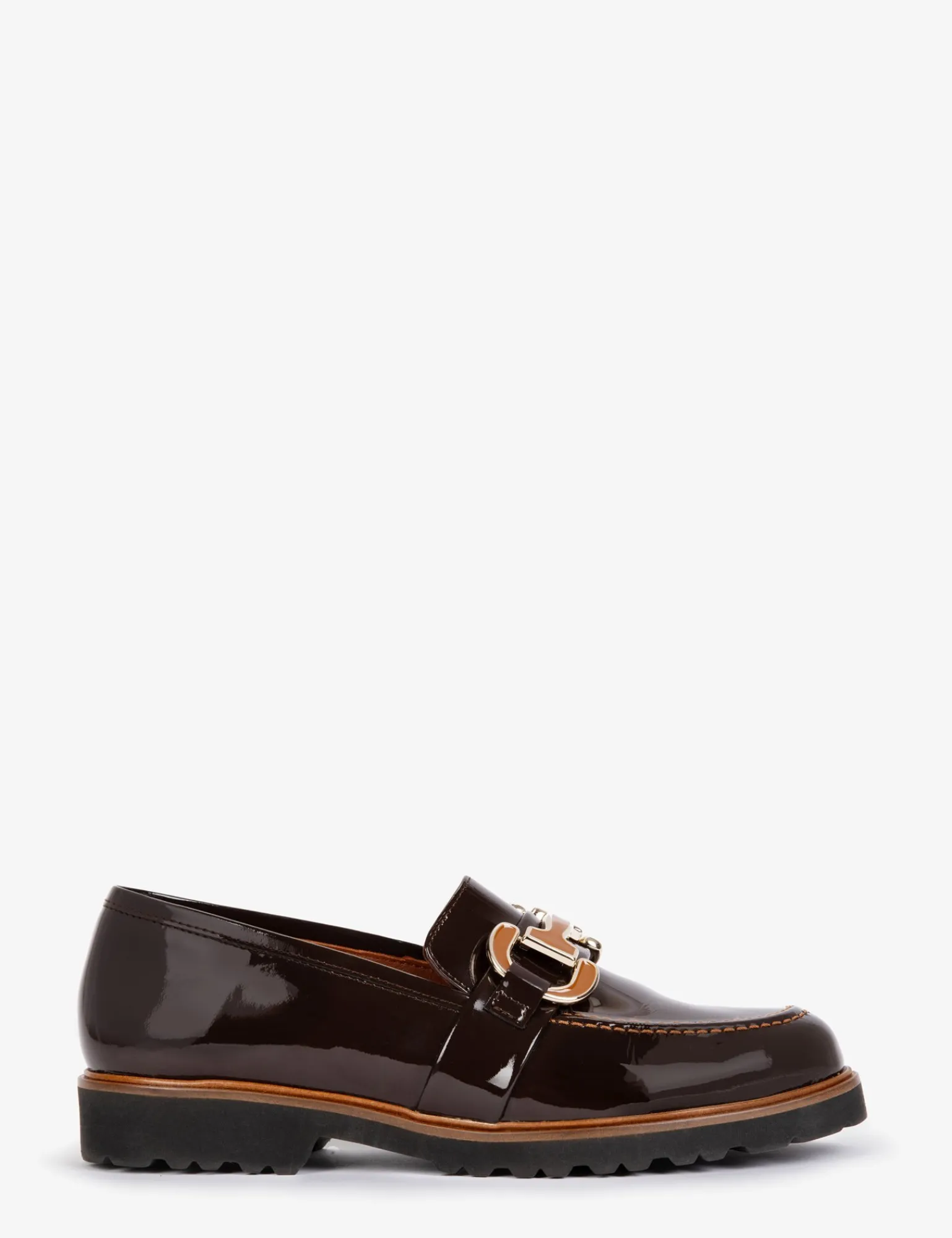 Penelope Chilvers Low Monti Patent Loafer BitterChocolate Hot