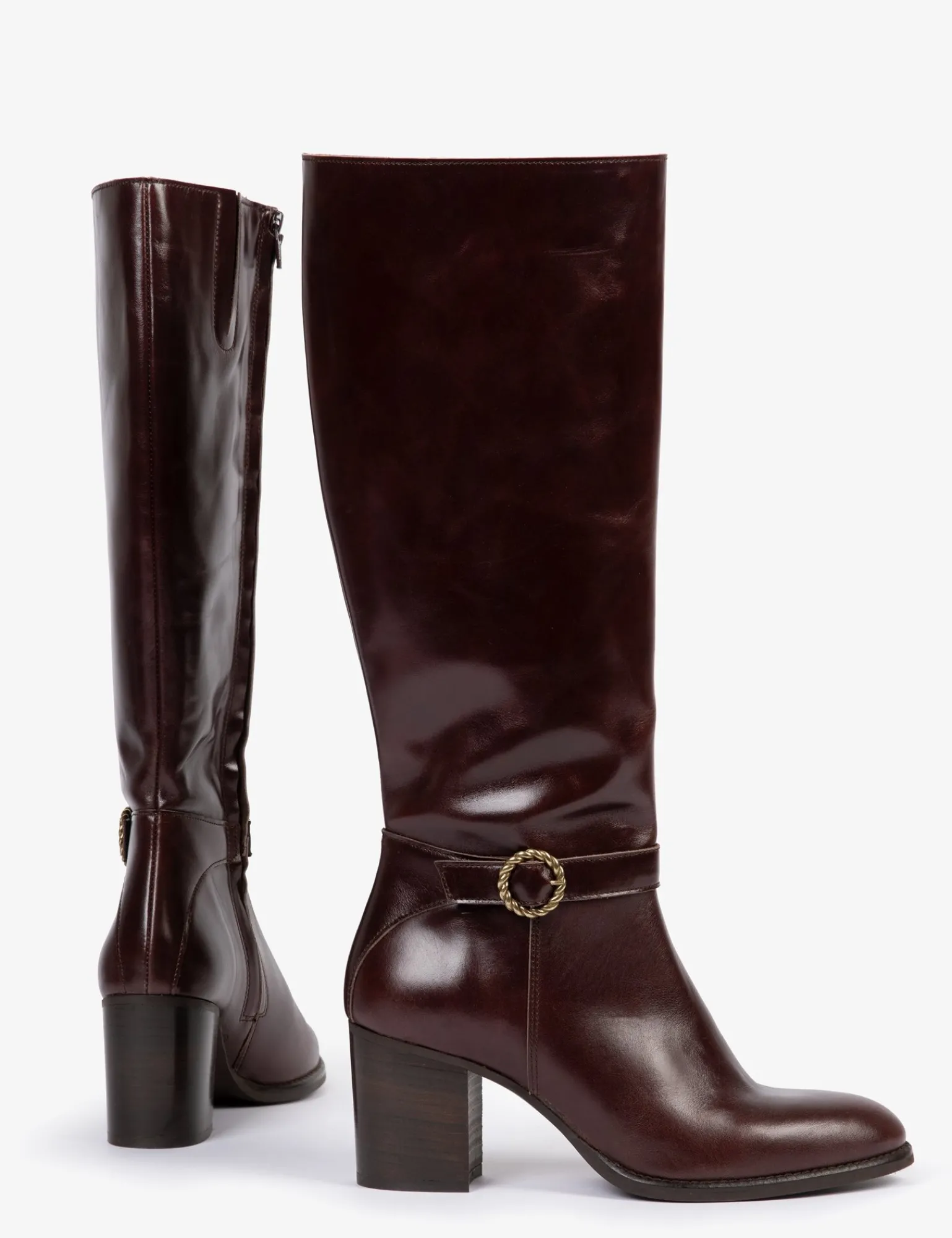 Penelope Chilvers Kemble Florentik Leather Boot Conker Discount