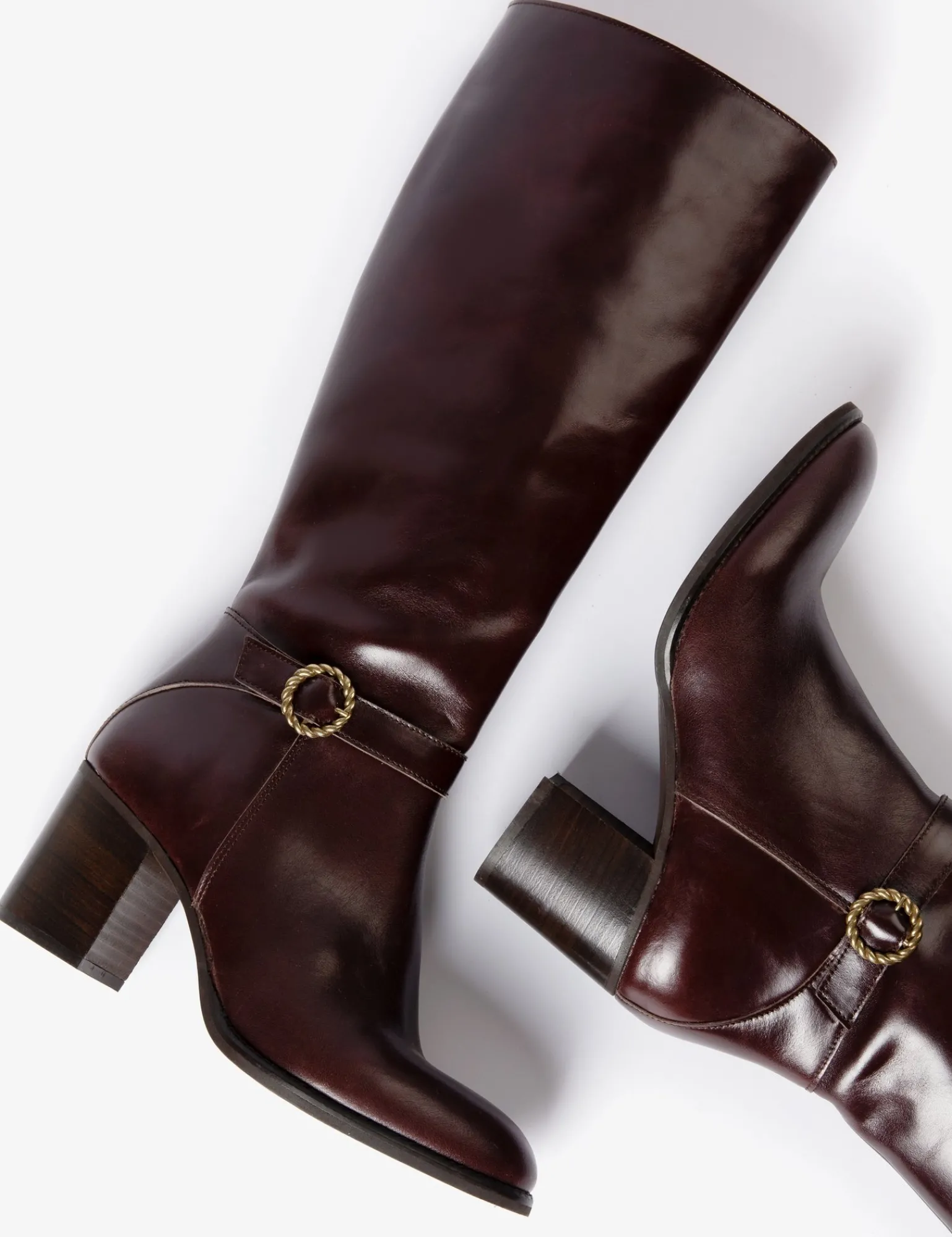 Penelope Chilvers Kemble Florentik Leather Boot Conker Discount