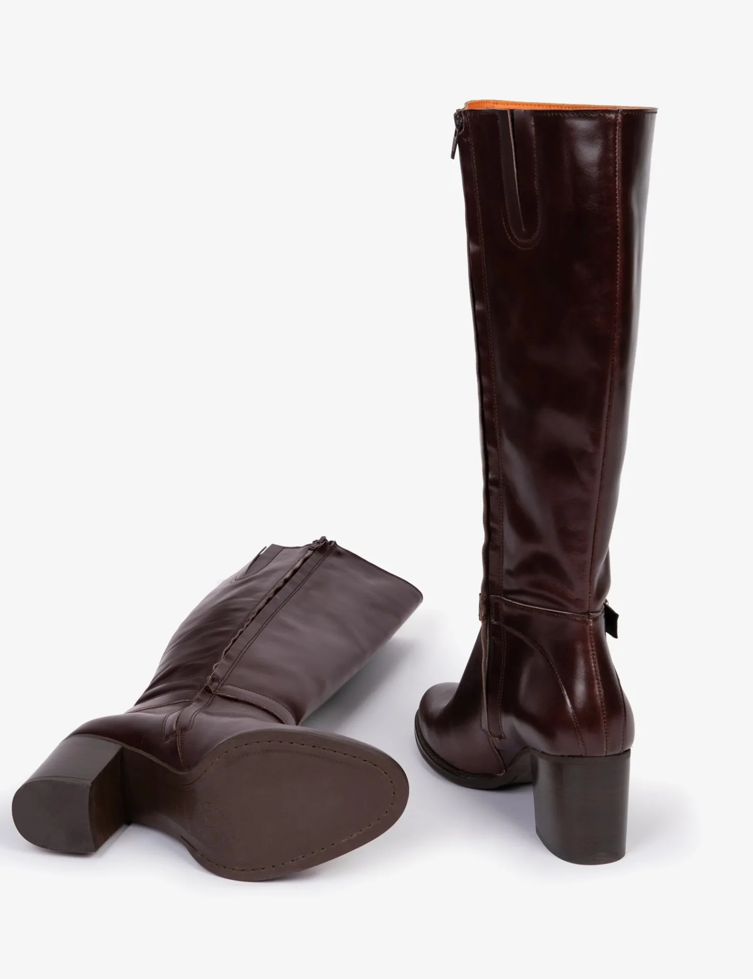 Penelope Chilvers Kemble Florentik Leather Boot Conker Discount