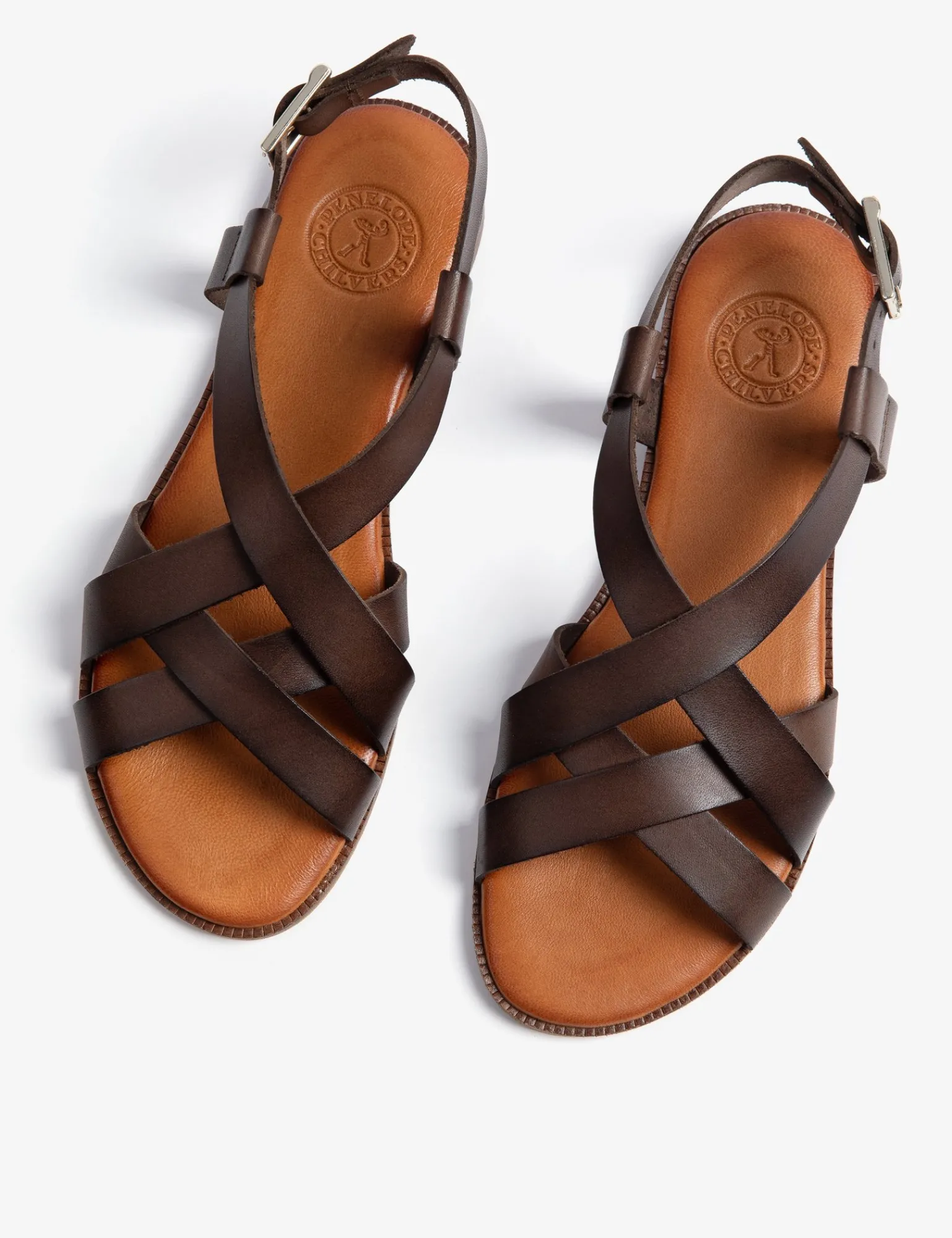 Penelope Chilvers Buttercup Leather Sandal BitterChocolate Best