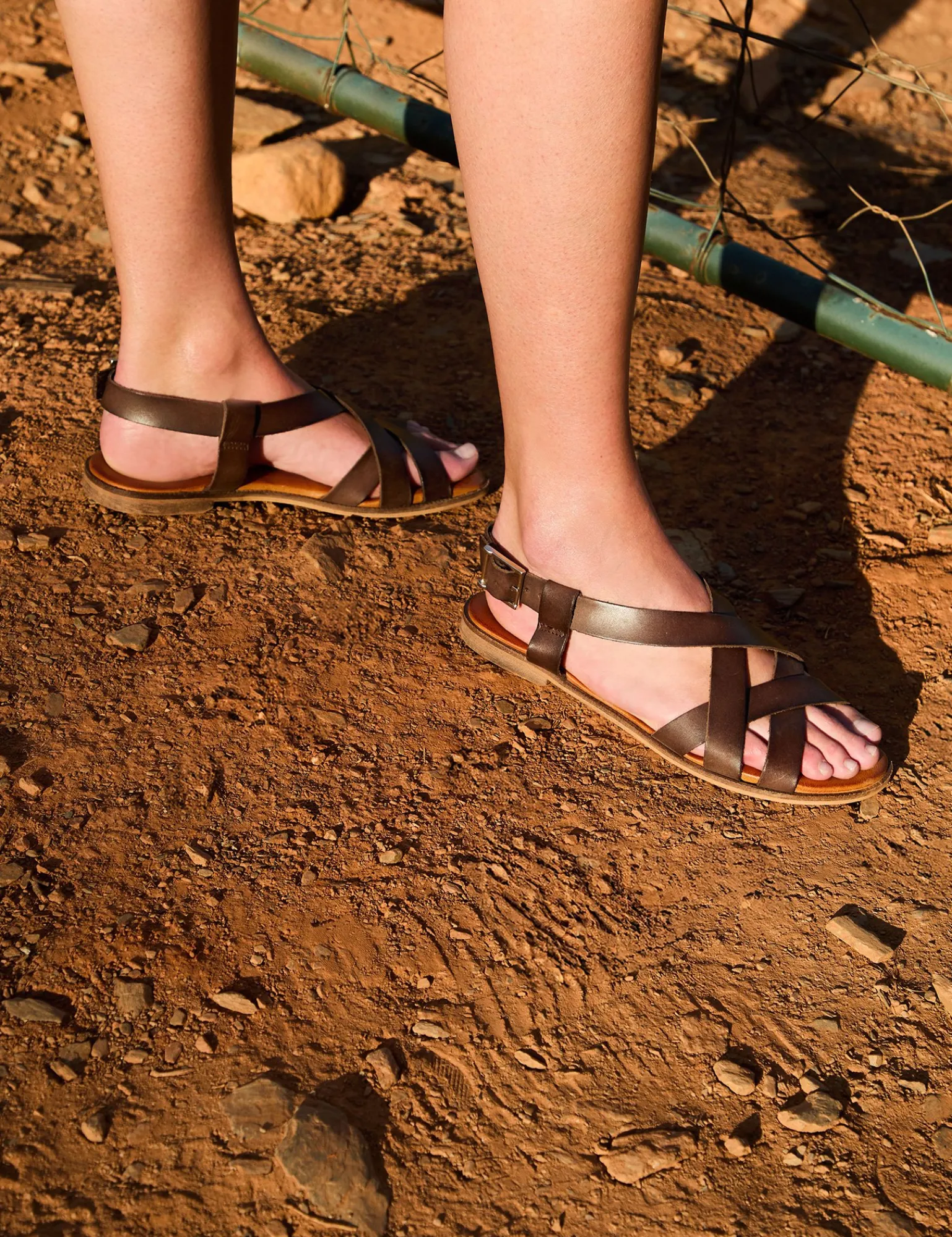 Penelope Chilvers Buttercup Leather Sandal BitterChocolate Best