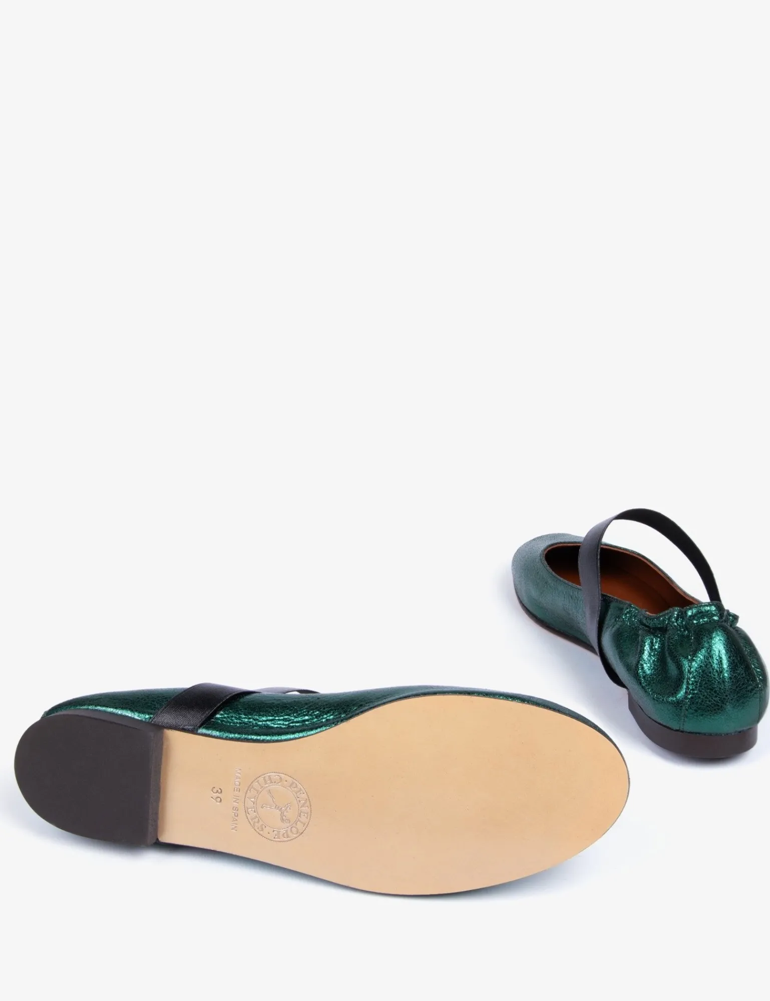 Penelope Chilvers Rock And Roll Leather Shoe Emerald Outlet