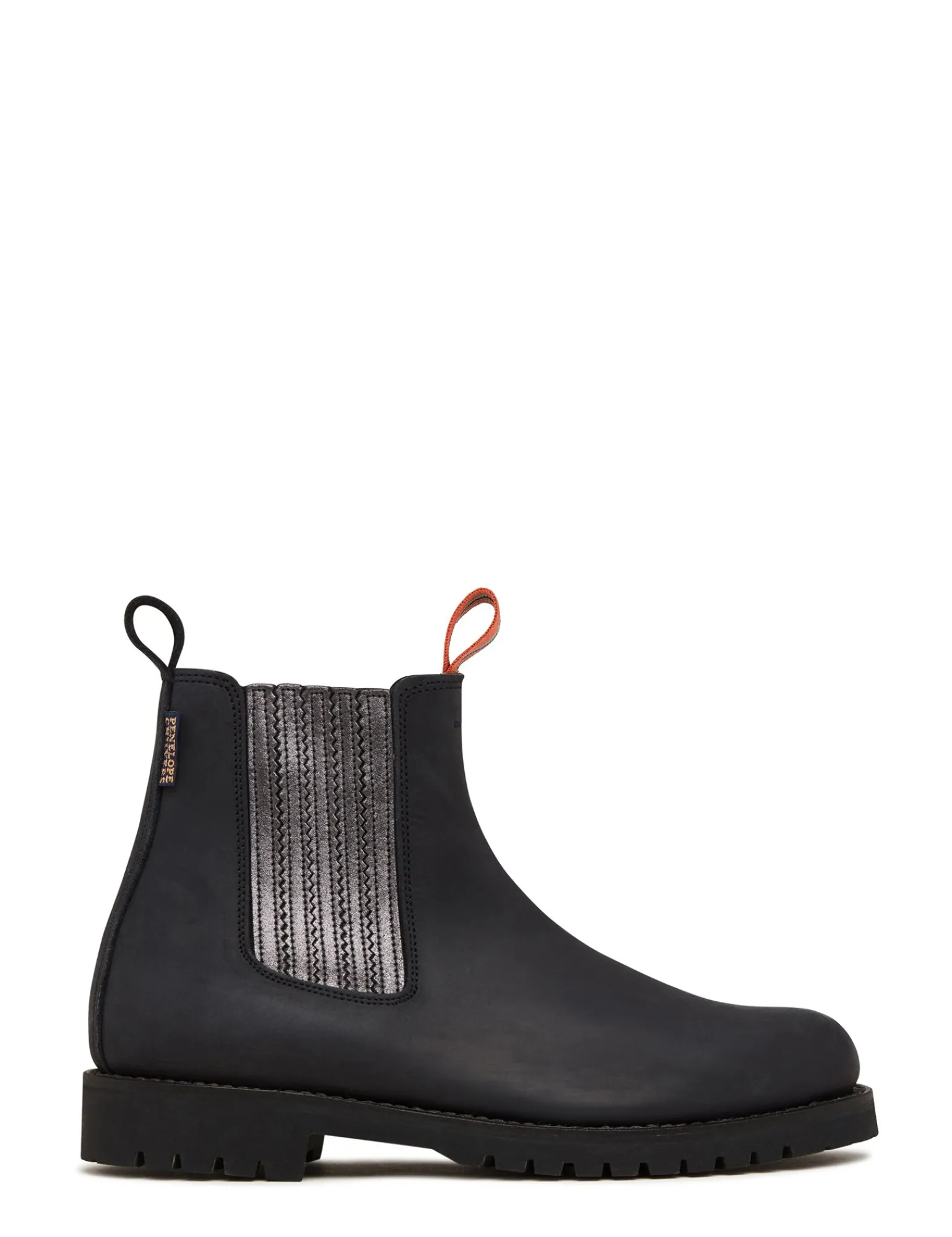 Penelope Chilvers Oscar Leather Boot Black/Gunmetal Outlet