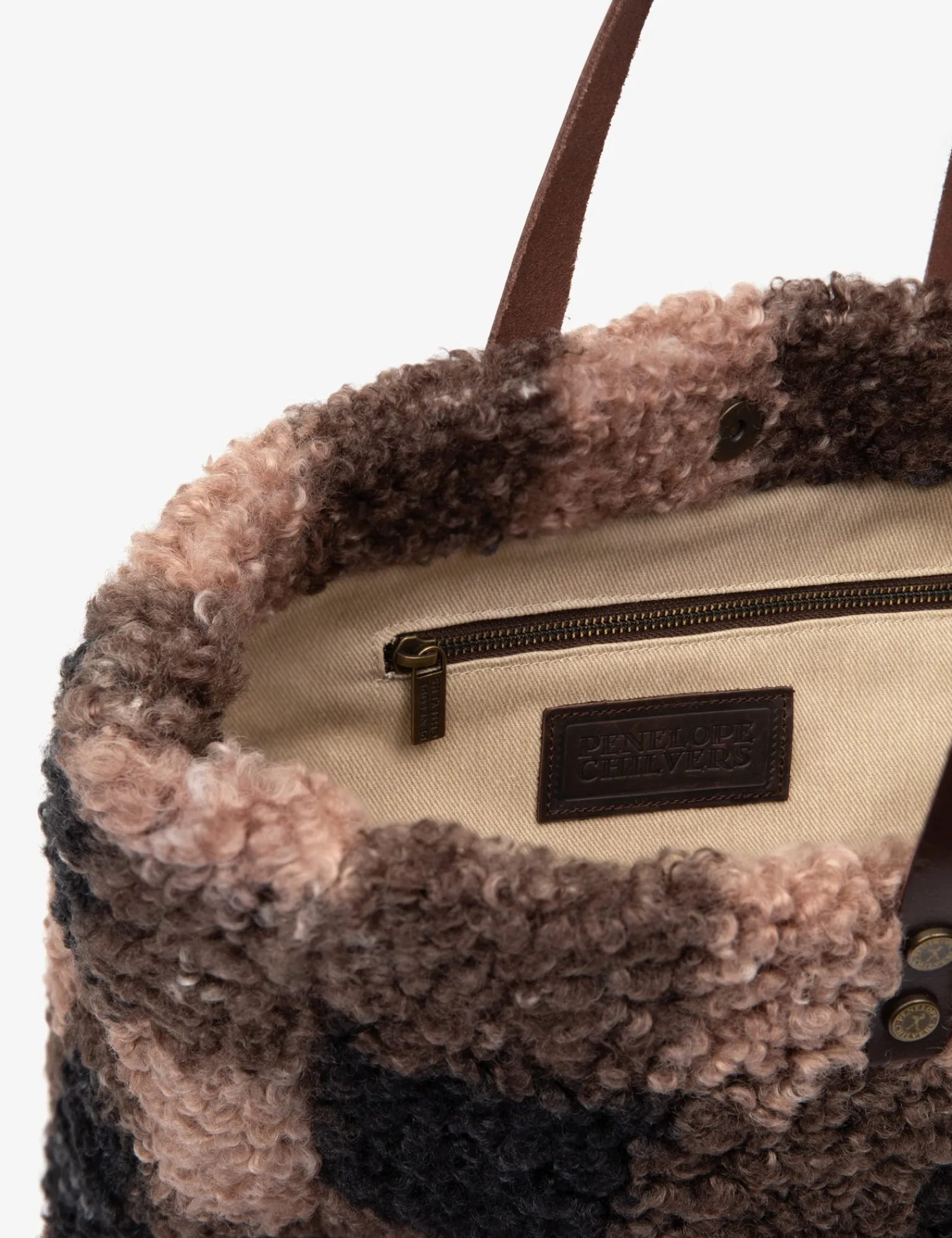 Penelope Chilvers Checkmate Tote Bag Black/Multi Outlet