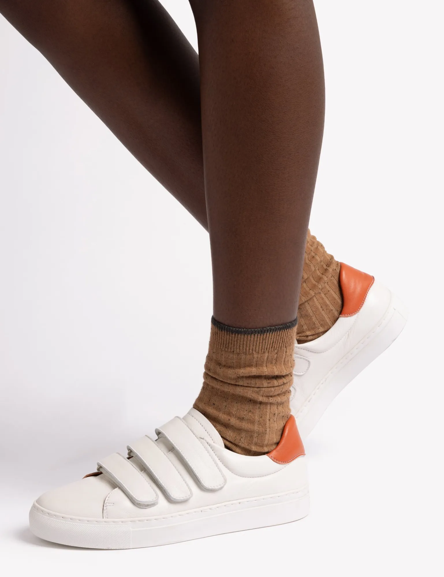 Penelope Chilvers Pacha Leather Trainer White Best