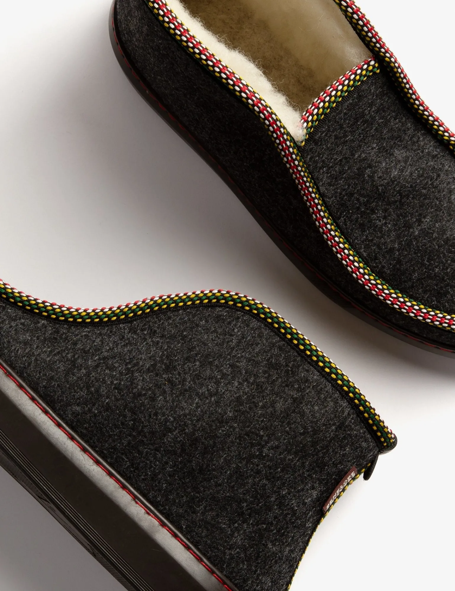 Penelope Chilvers Inuit Felt Slipper Black Clearance