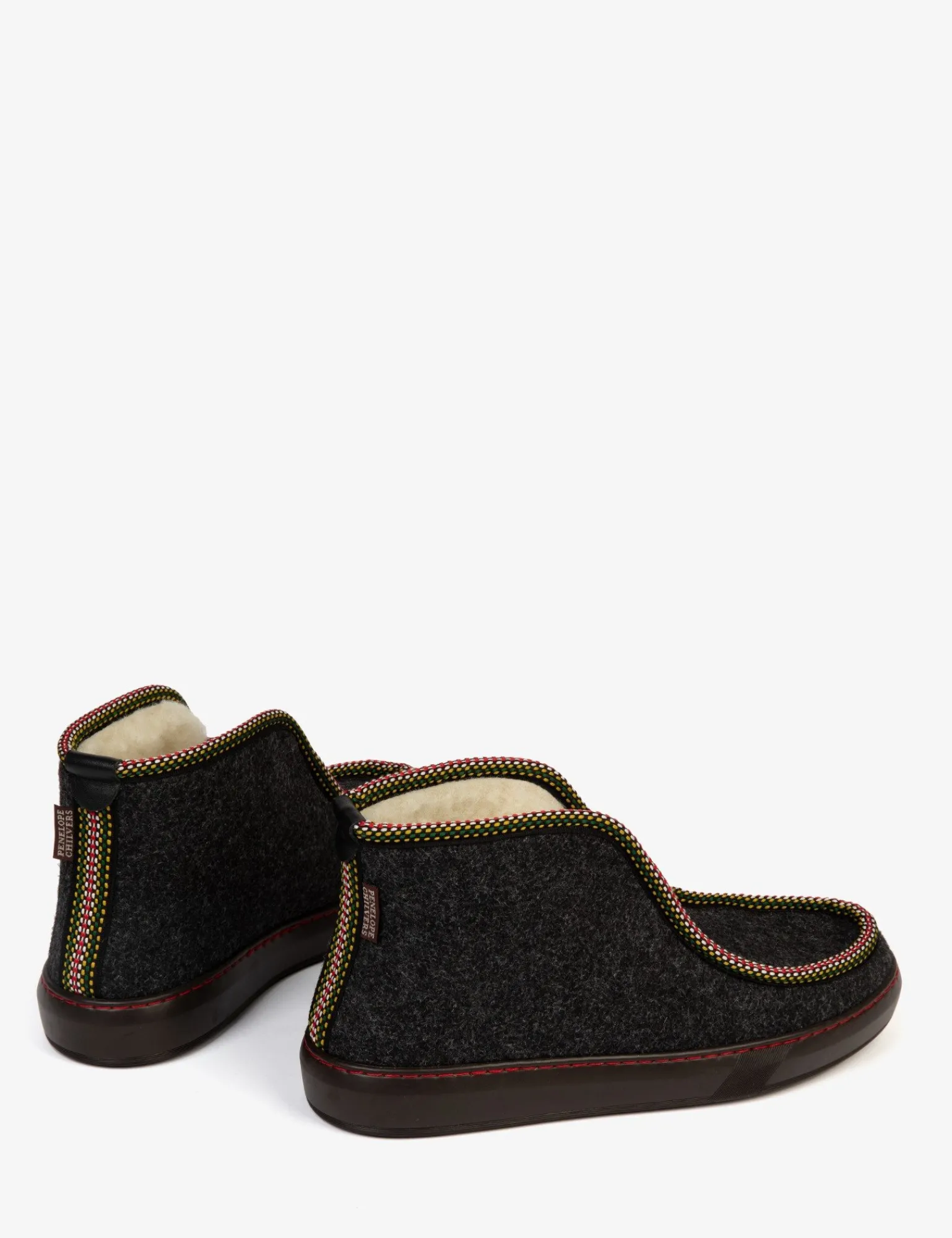 Penelope Chilvers Inuit Felt Slipper Black Clearance