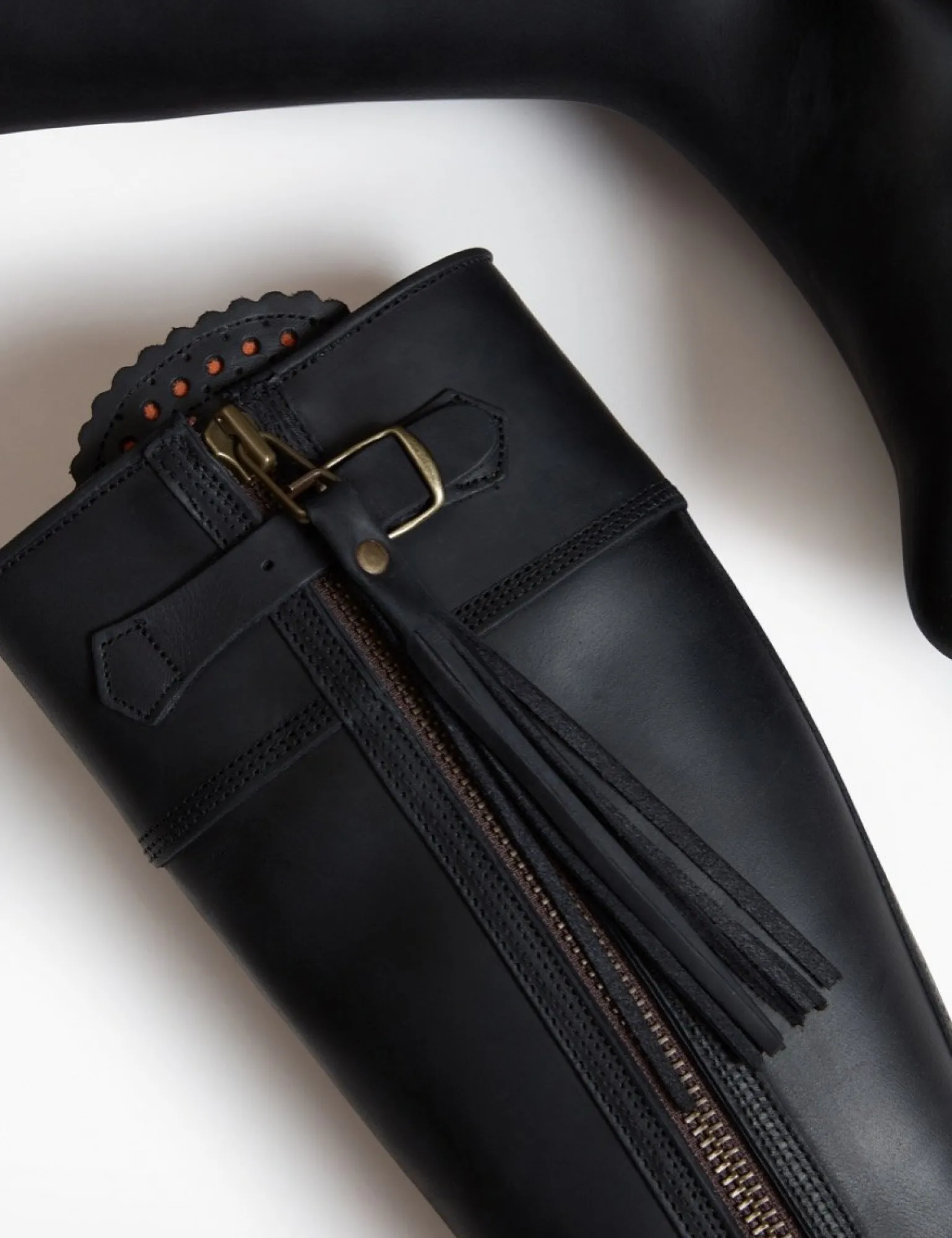 Penelope Chilvers Long Tassel Boot Black Outlet