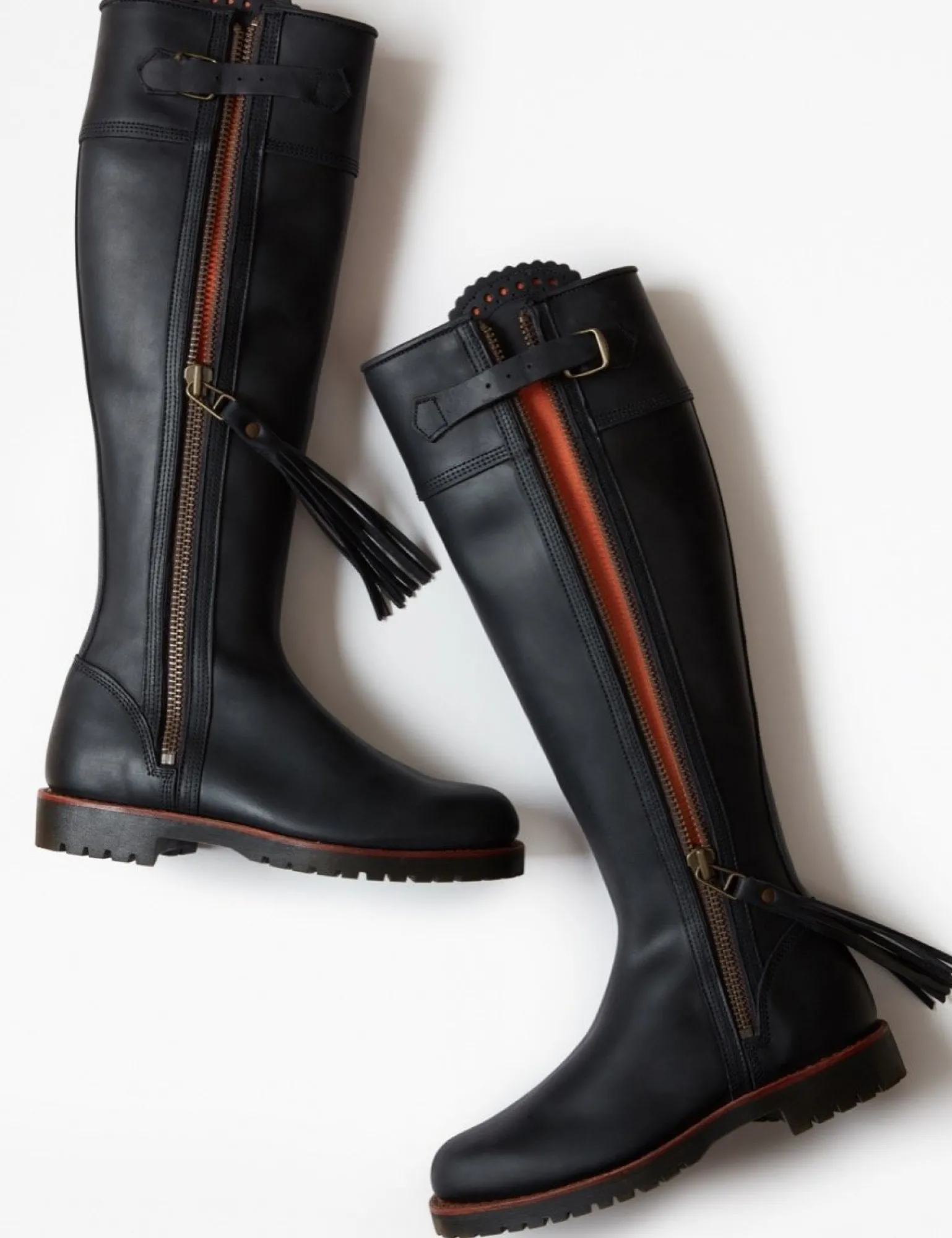 Penelope Chilvers Long Tassel Boot Black Outlet