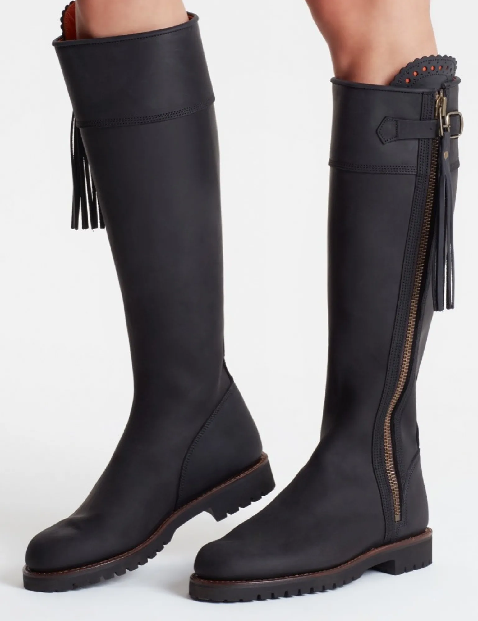 Penelope Chilvers Long Tassel Boot Black Outlet