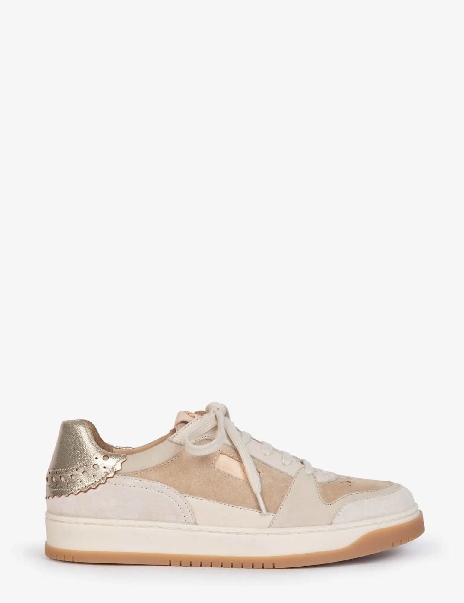 Penelope Chilvers Pintado Leather Trainer Sand Outlet