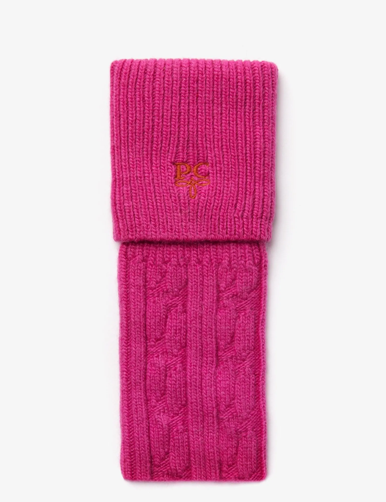 Penelope Chilvers Cashmere Cable Boot Socks Pink Online
