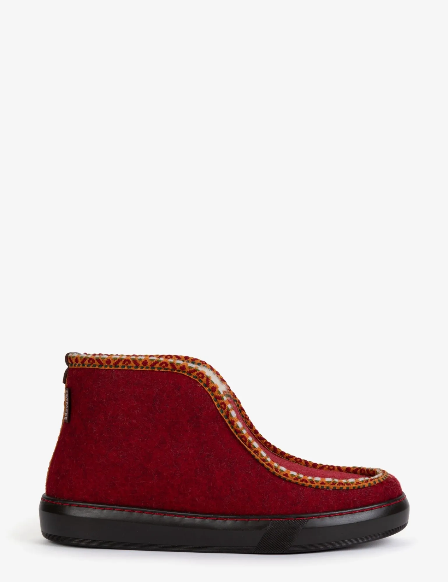 Penelope Chilvers Inuit Felt Wool-Lined Slipper Claret Online