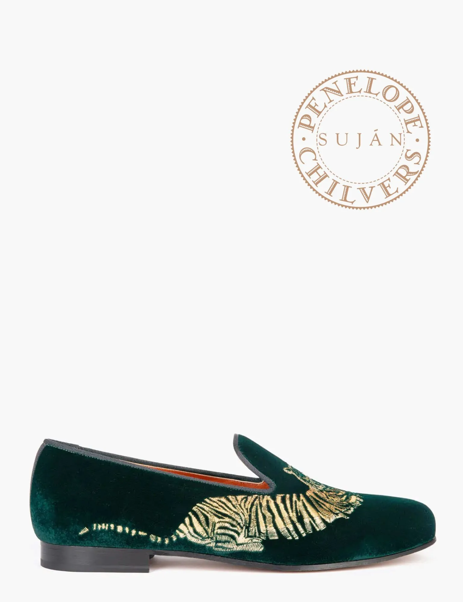 Penelope Chilvers Mens SUJÁN Smoking Slipper Emerald Sale
