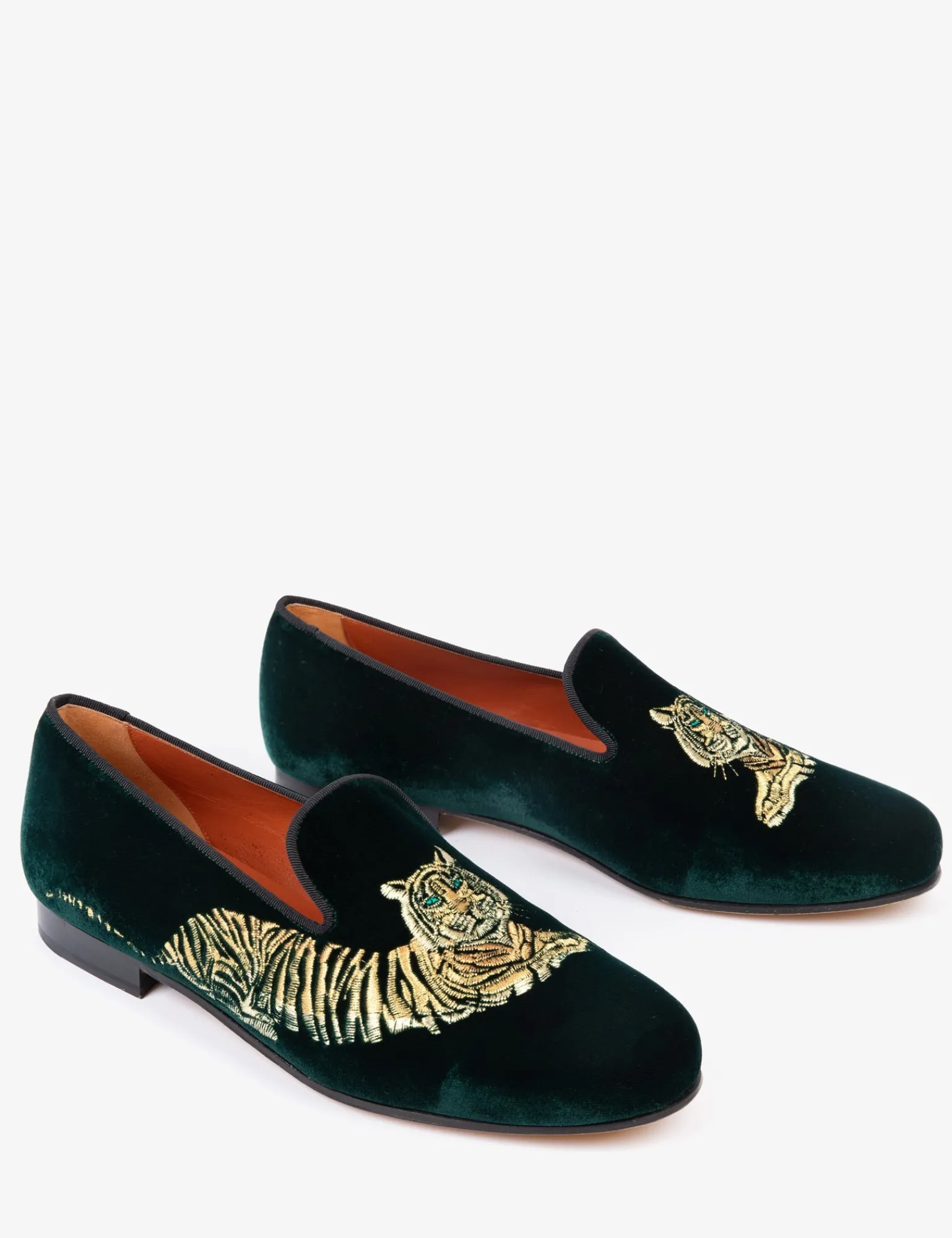 Penelope Chilvers Mens SUJÁN Smoking Slipper Emerald Sale
