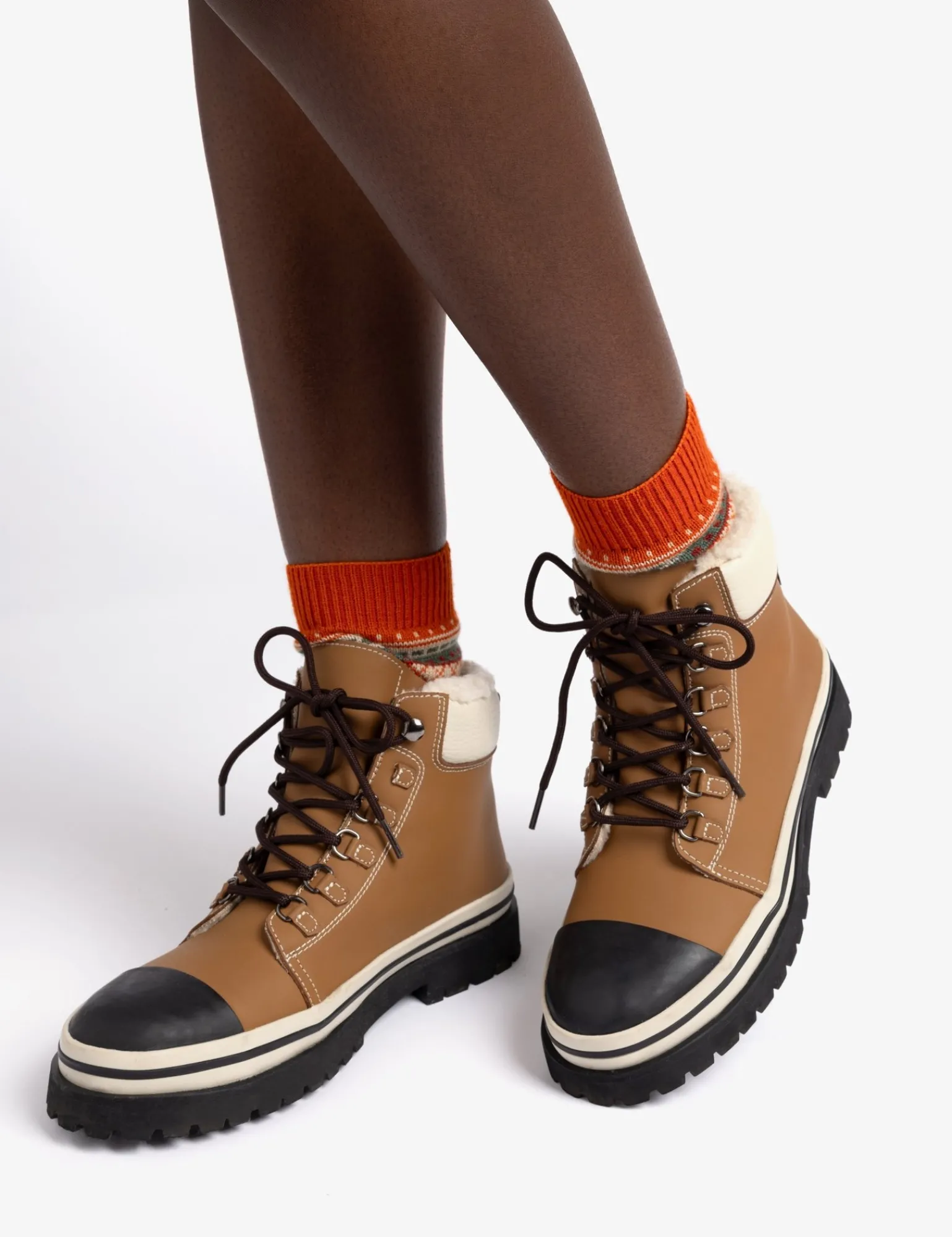 Penelope Chilvers Brae Leather Boot Tan New