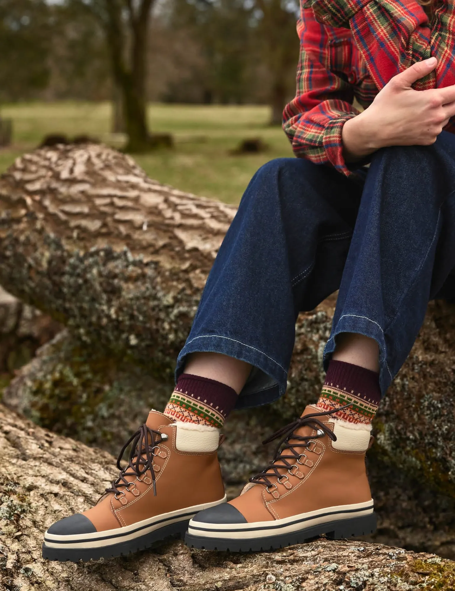 Penelope Chilvers Brae Leather Boot Tan New