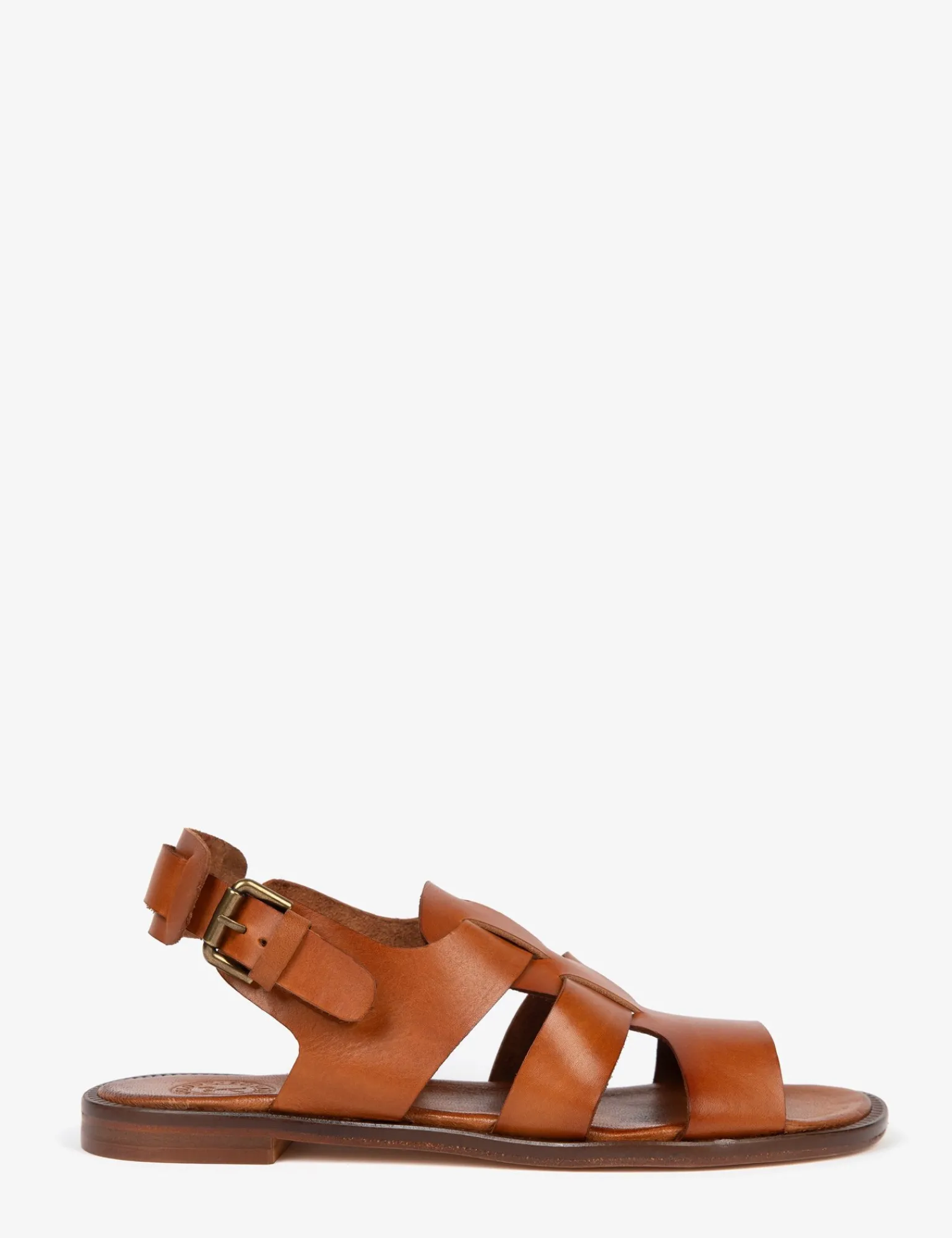 Penelope Chilvers Biscay Leather Sandal Tan Fashion