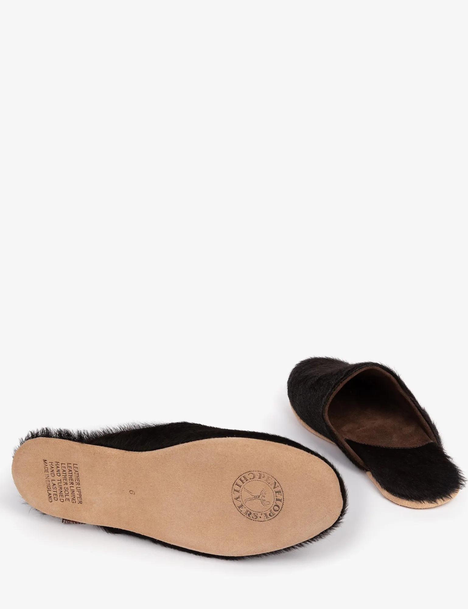 Penelope Chilvers Pony Slipper Mule BitterChocolate New