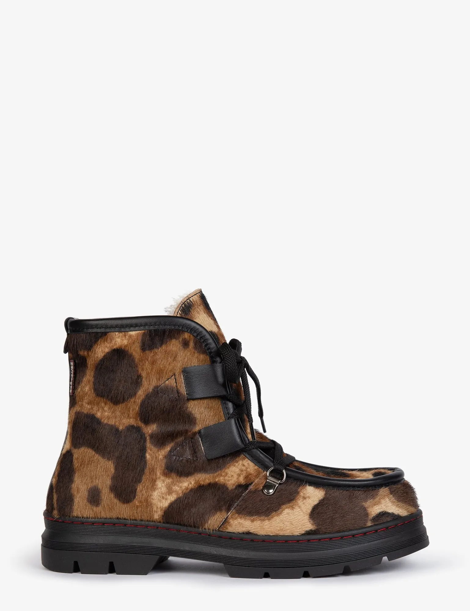 Penelope Chilvers Incredible Tortoiseshell Shearling-Lined Boot Brown Fashion