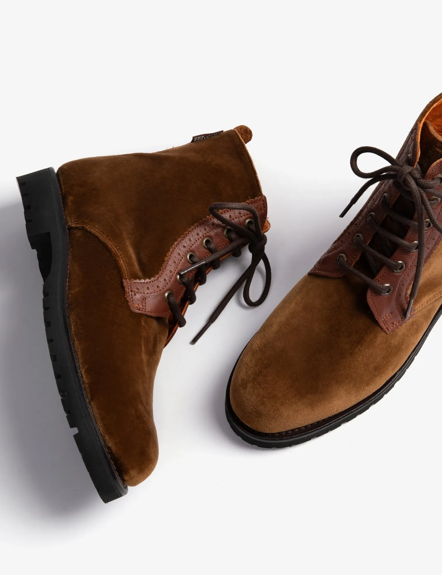 Penelope Chilvers Rodriguez Velvet Boot Nut Sale