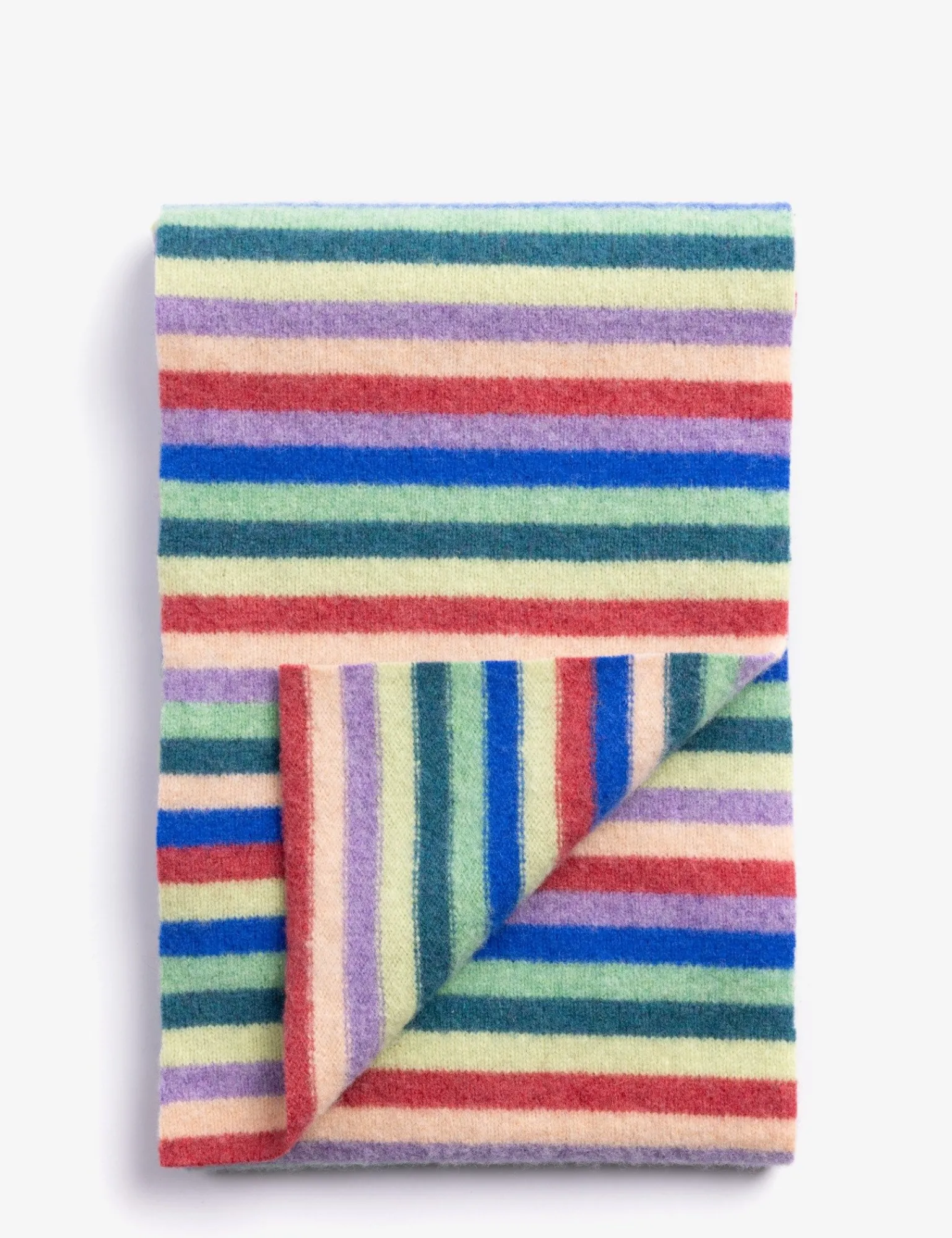 Penelope Chilvers Miro Wool Stripe Scarf Indigo/Multi Sale