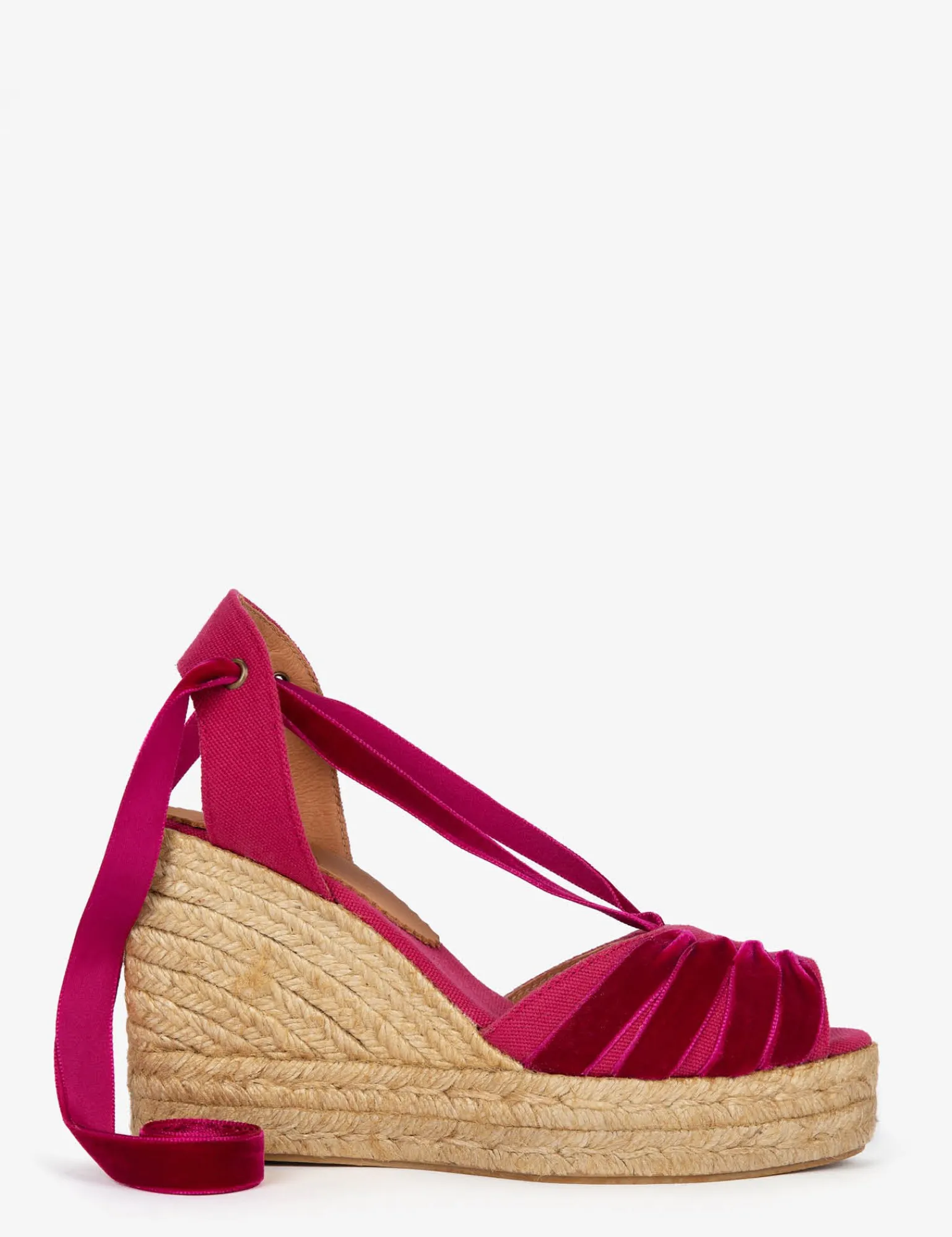 Penelope Chilvers High Catalina Dali Espadrille Cherry Fashion