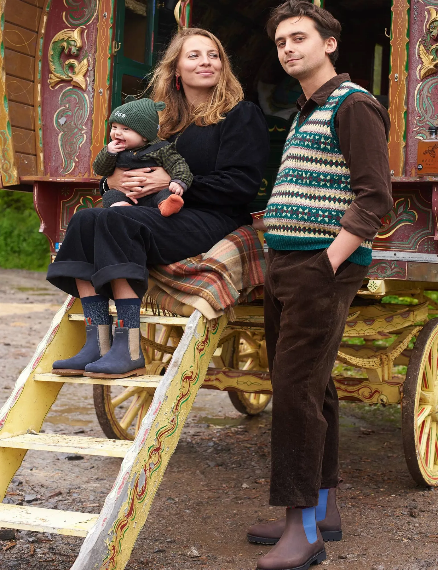 Penelope Chilvers Mens Nelson Boot Brown/Blue Hot